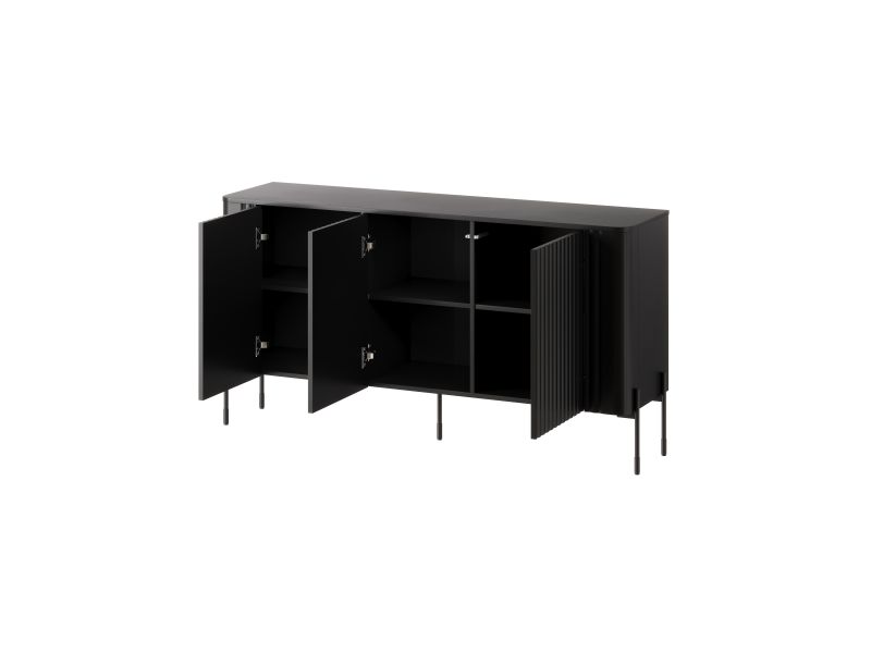 VERA komoda 150 czarny ( 1 szt.=2 p. ) | Meble DUO 5903815010811 3