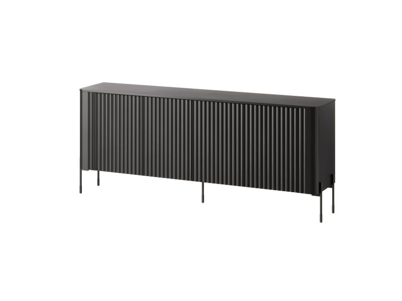 VERA komoda 190 czarny ( 1 szt.=2 p. ) | Meble DUO 5903815010842 3