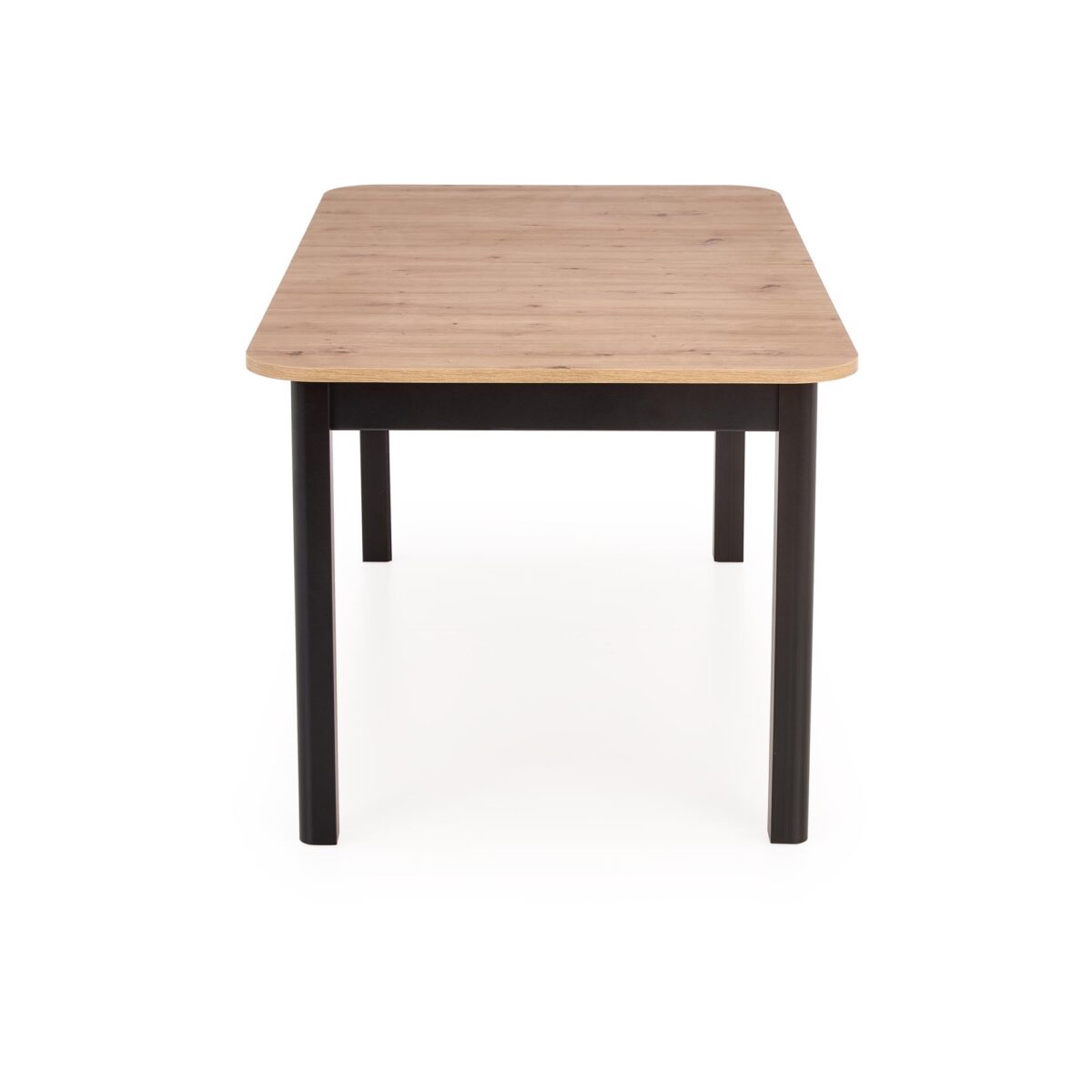 FLORIAN stół rozkładany blat – dąb artisan, nogi – czarny | Meble DUO 5905248102019 4