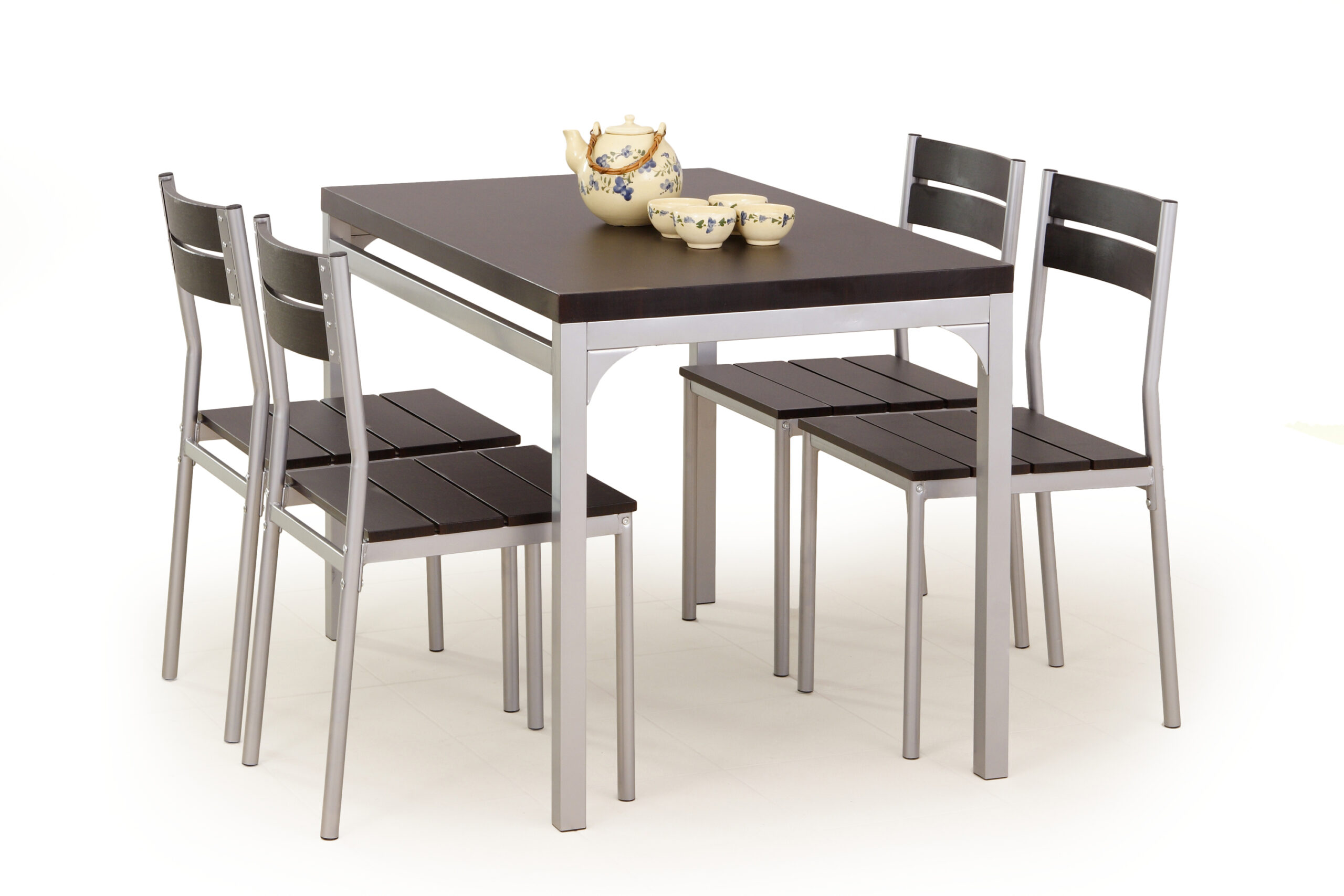 MALCOLM zestaw stół + 4 krzesła wenge | Meble DUO 5905248102538 1 scaled