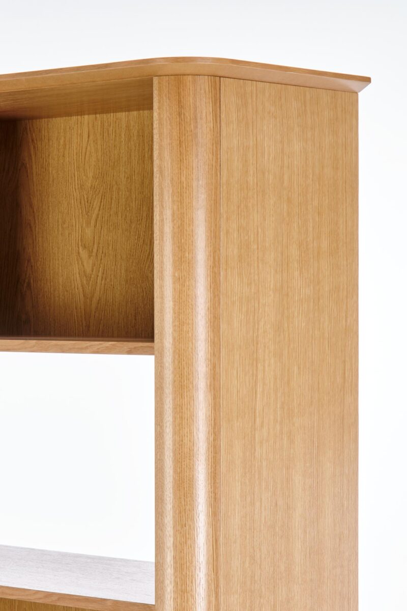 SMART regał REG-1 dąb naturalny/czarny | Meble DUO 5905248104303 8