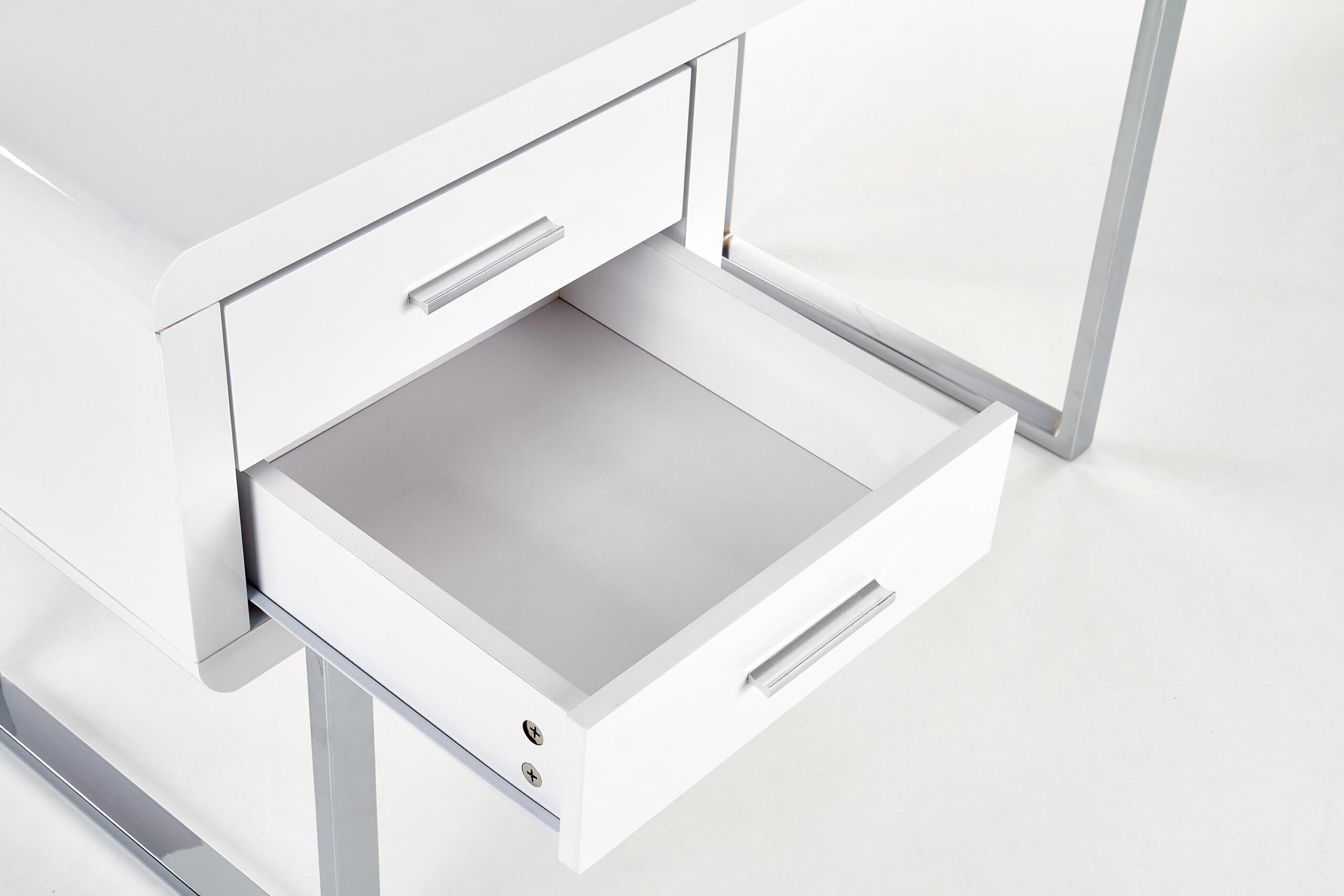 B30 biurko biały-chrom | Meble DUO 5905248115033 4 scaled