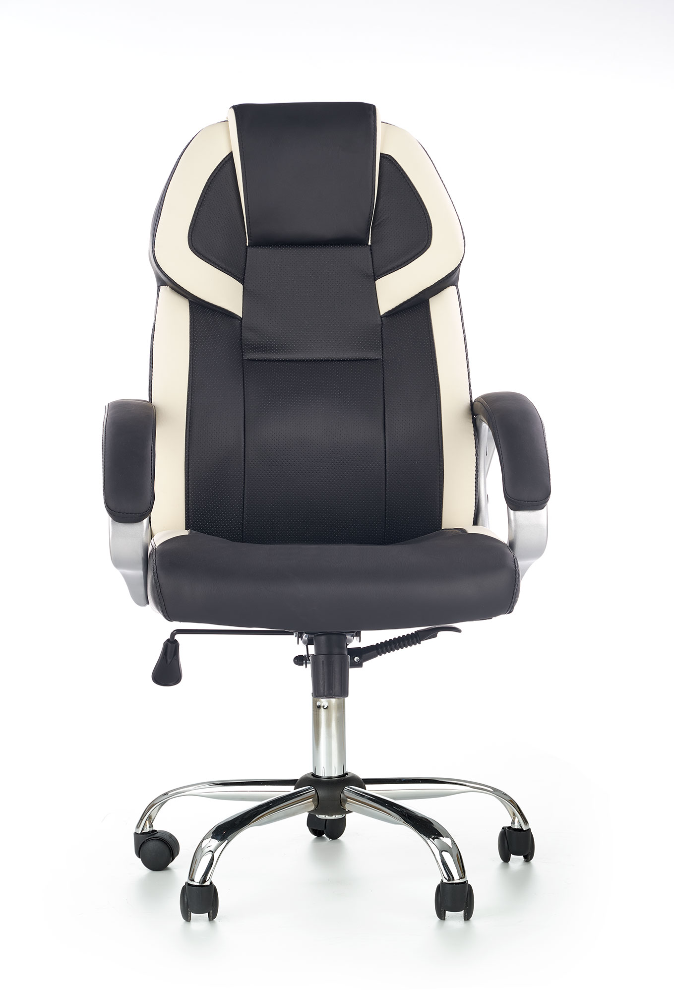 BARTON fotel gabinetowy czarno-biały | Meble DUO 5905248115583 4