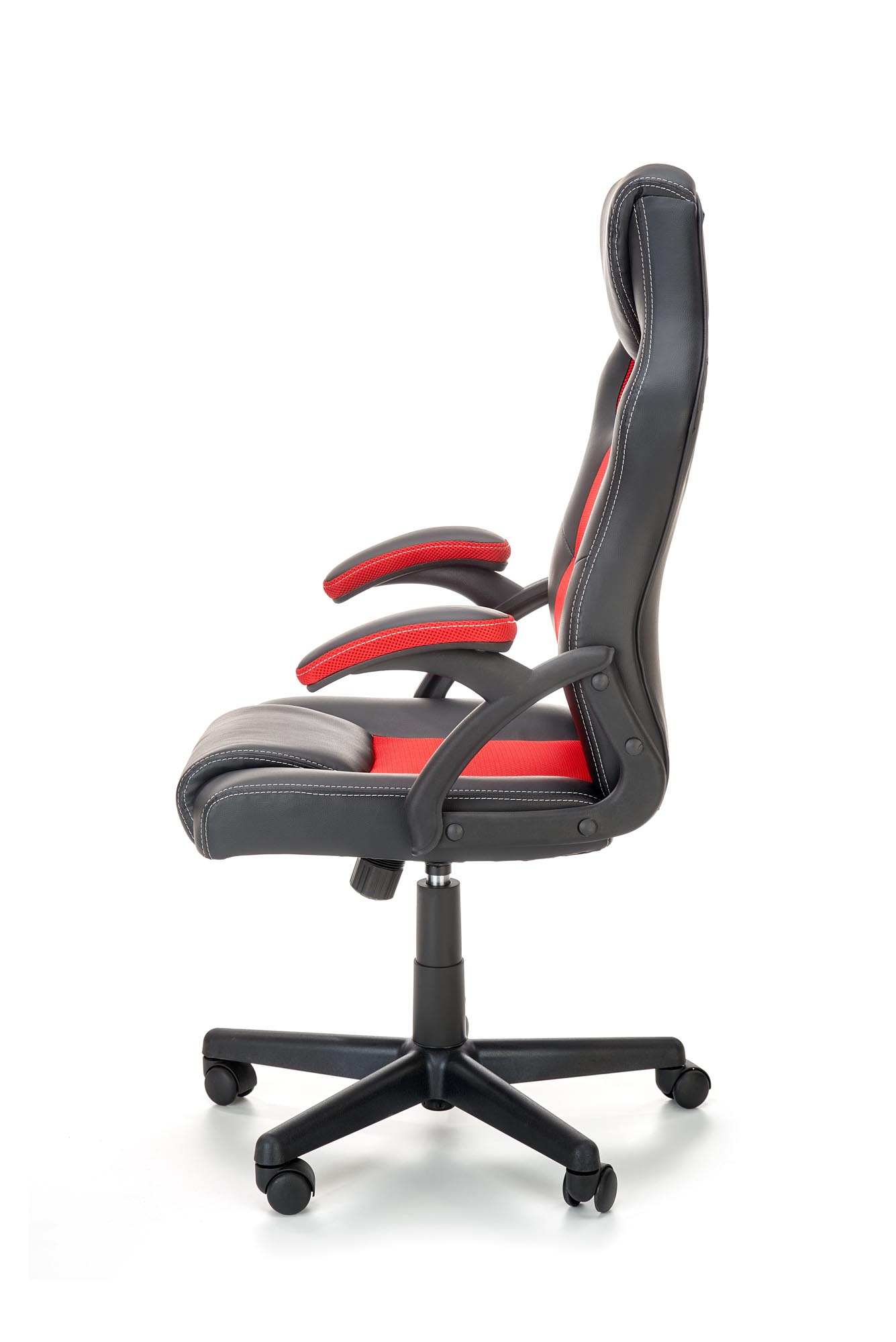 BERKEL fotel gabinetowy czarno-czerwony | Meble DUO 5905248115590 2