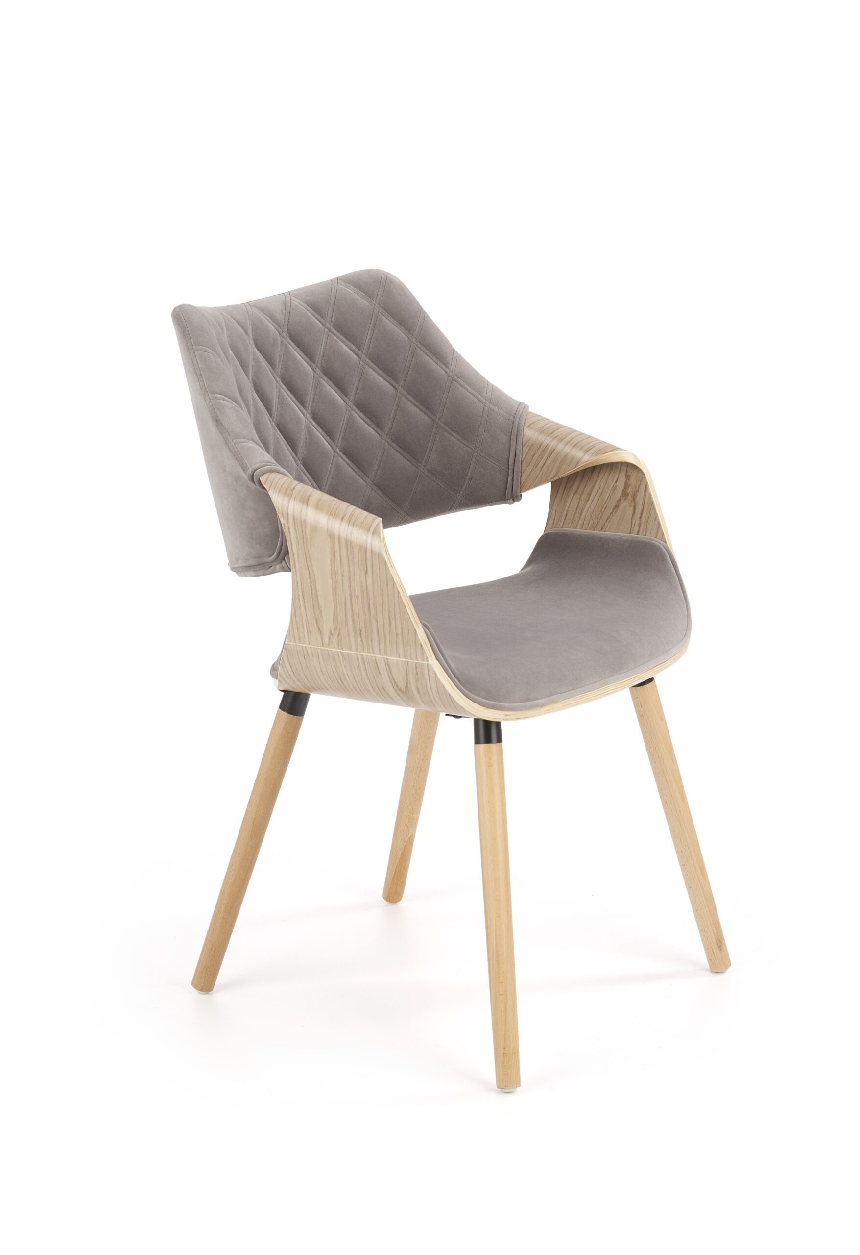 K396 krzesło jasny dąb / popielaty | Meble DUO 5905248121539 1 scaled