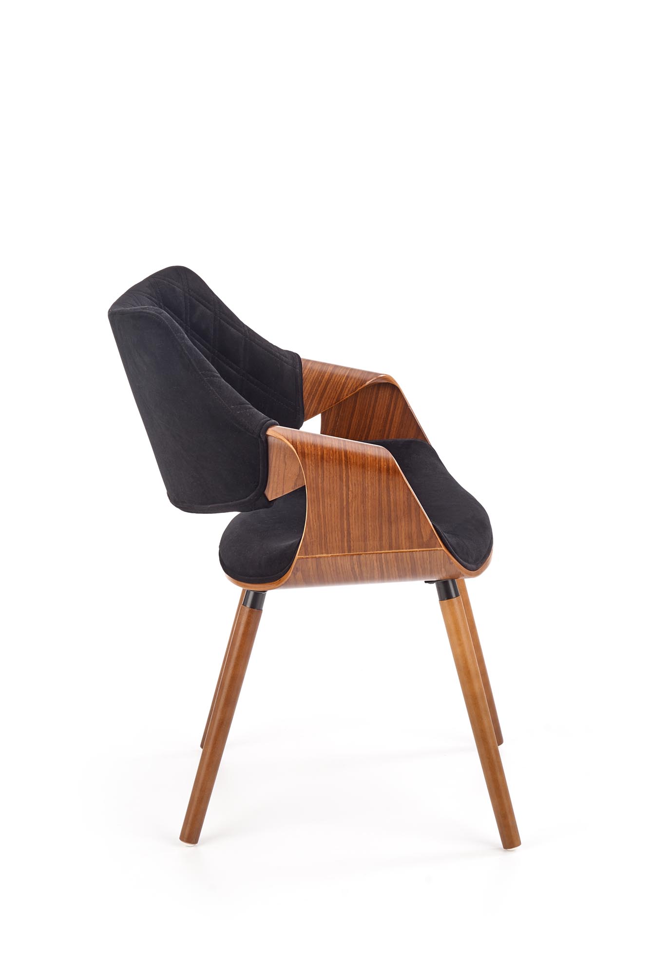K396 krzesło orzechowy / czarny | Meble DUO 5905248121546 2