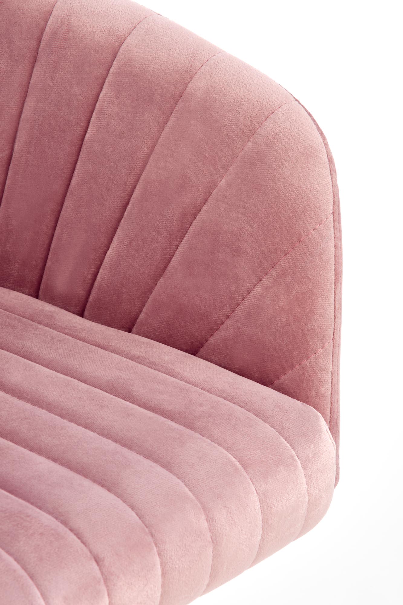 FRESCO fotel młodzieżowy różowy velvet - obrazek 4
