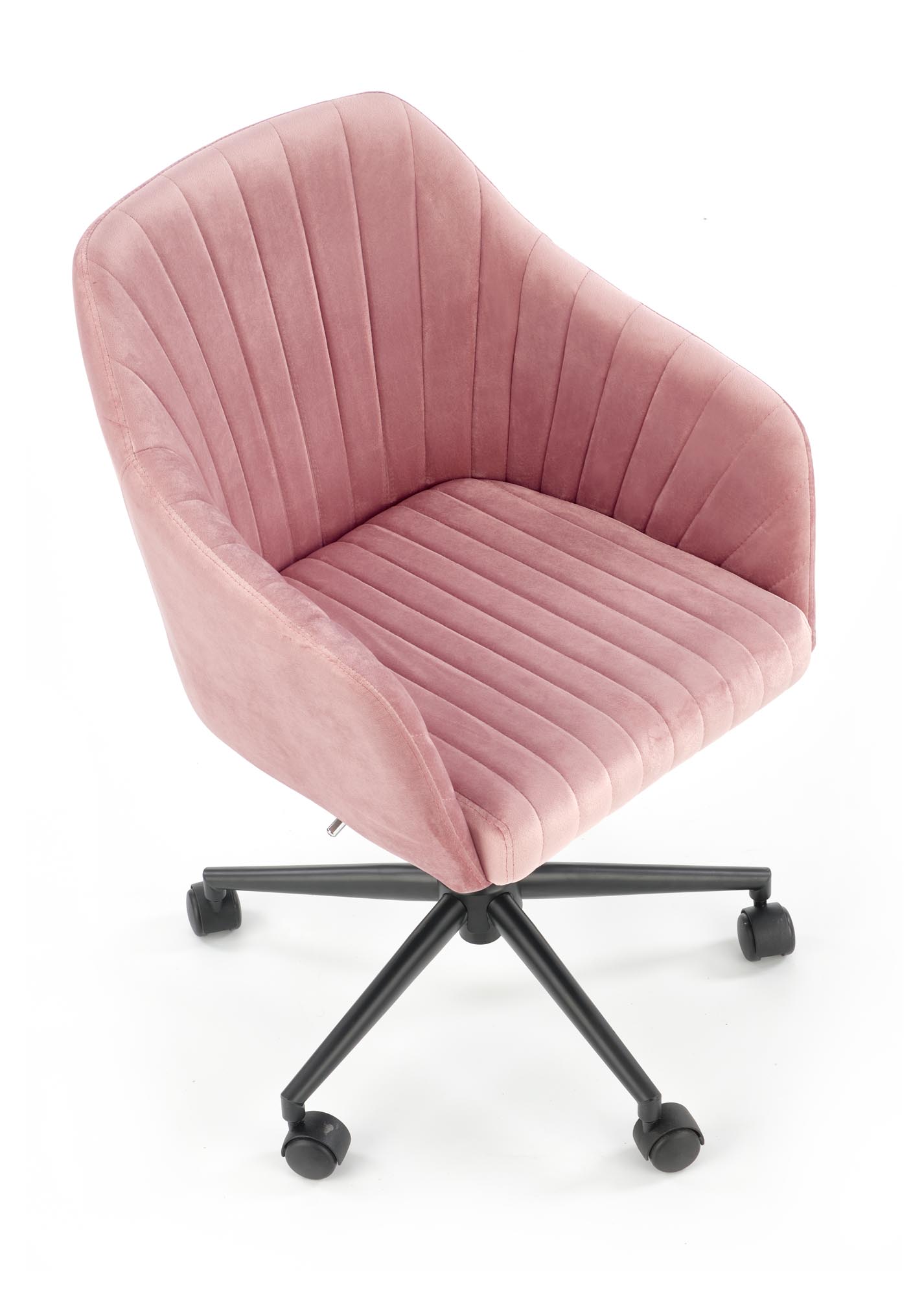 FRESCO fotel młodzieżowy różowy velvet - obrazek 8