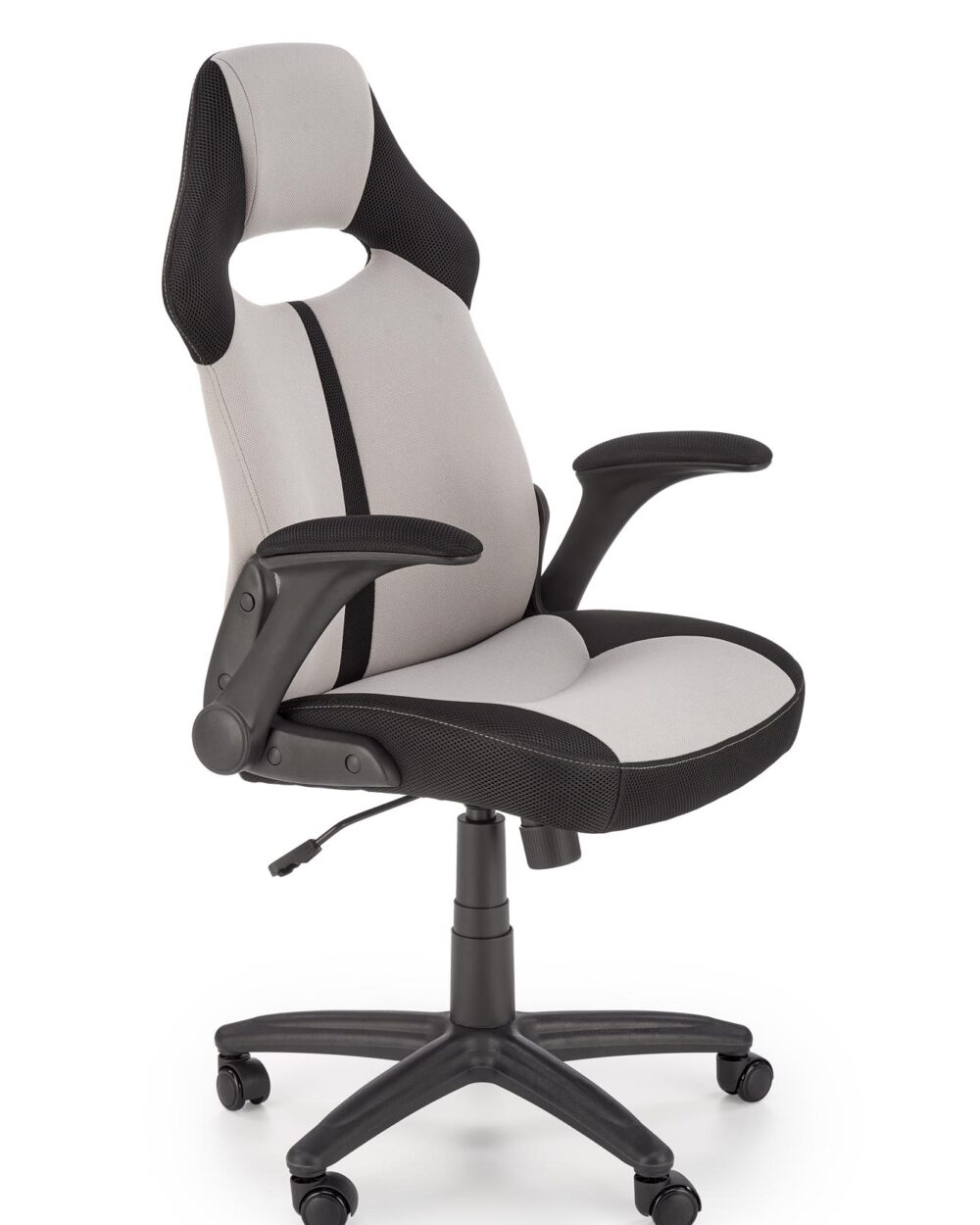 BLOOM fotel gabinetowy popielaty / czarny