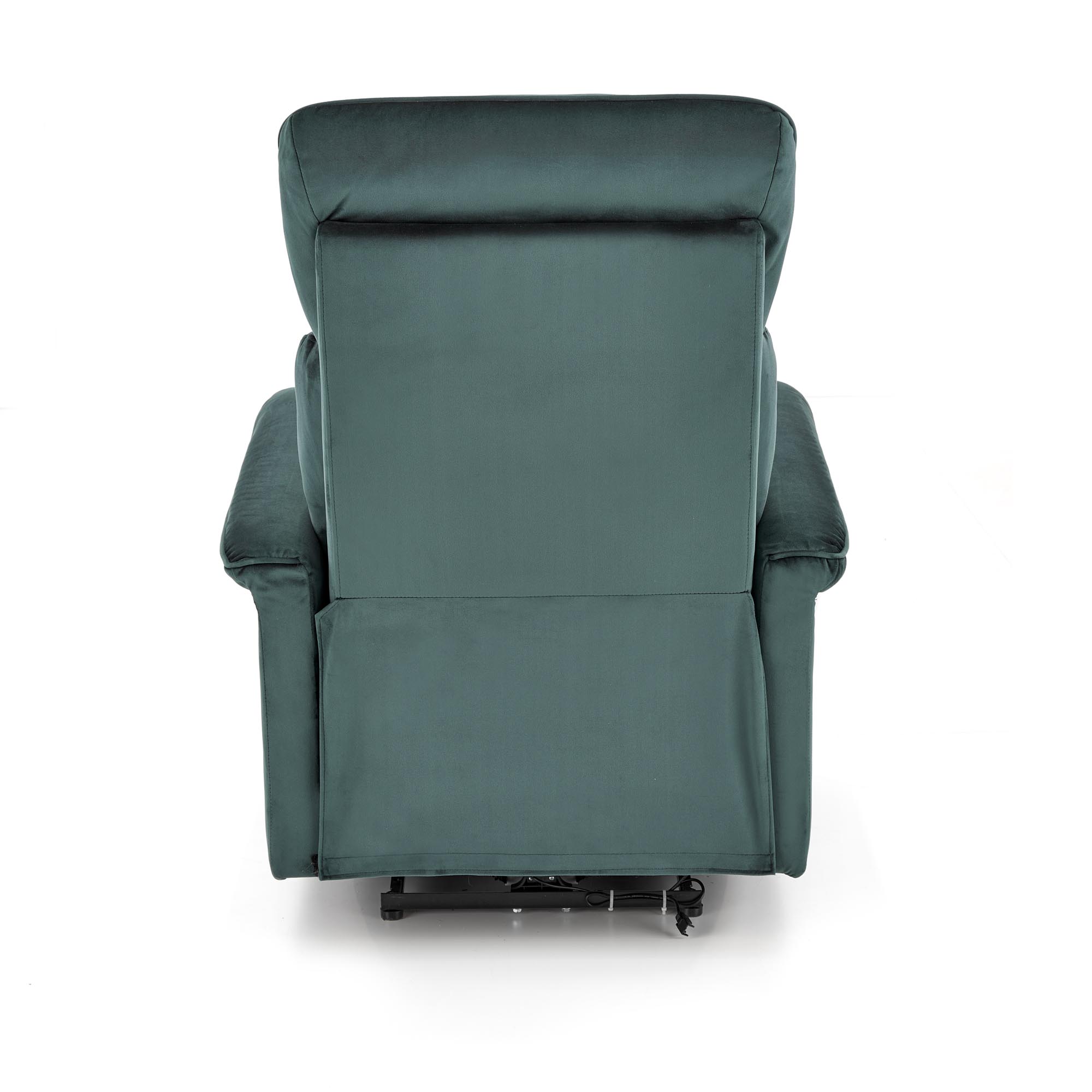 SEMIR fotel z funkcja elektrycznego rozkładania / gniazdo USB, ciemny zielony | Meble DUO 5905248126930 2