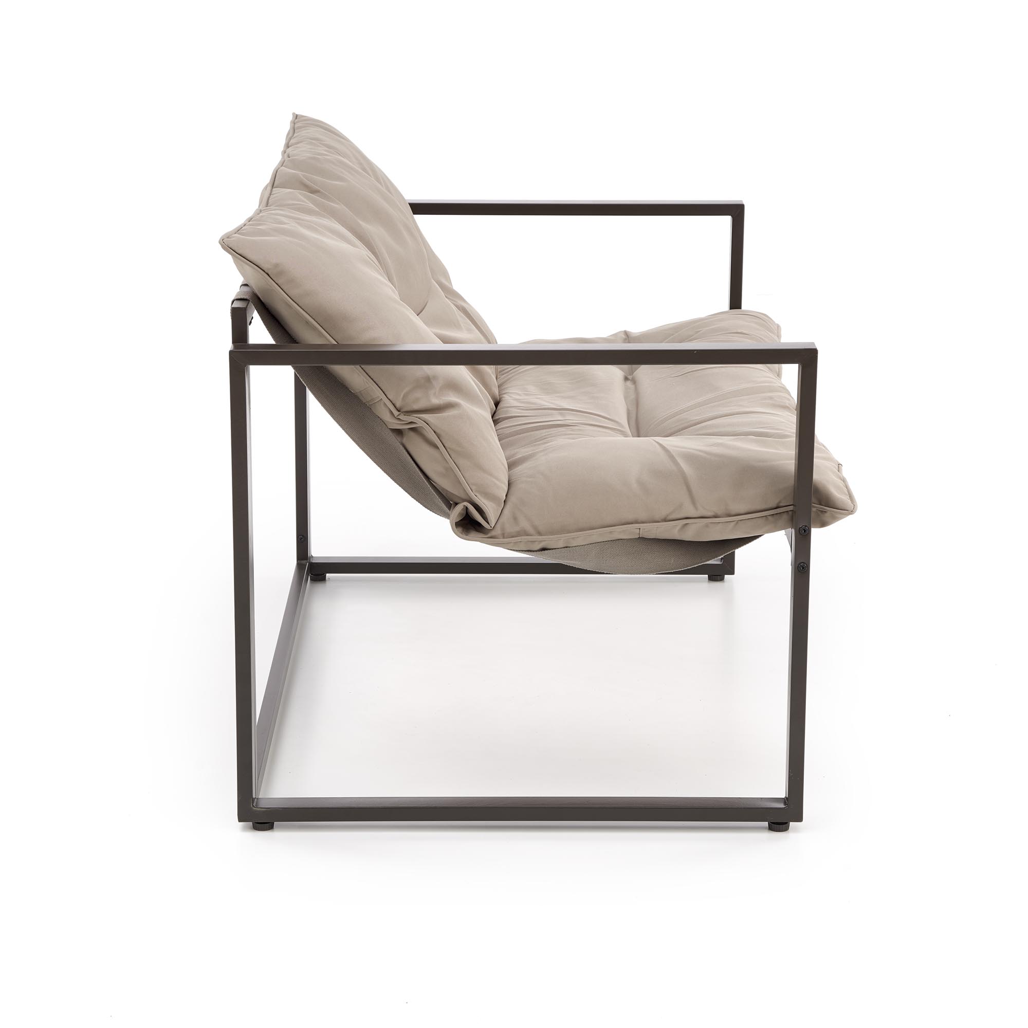 SHARK zestaw ogrodowy ( sofa + fotel 2x + ława ), ciemny brąz / cappuccino | Meble DUO 5905248126954 15