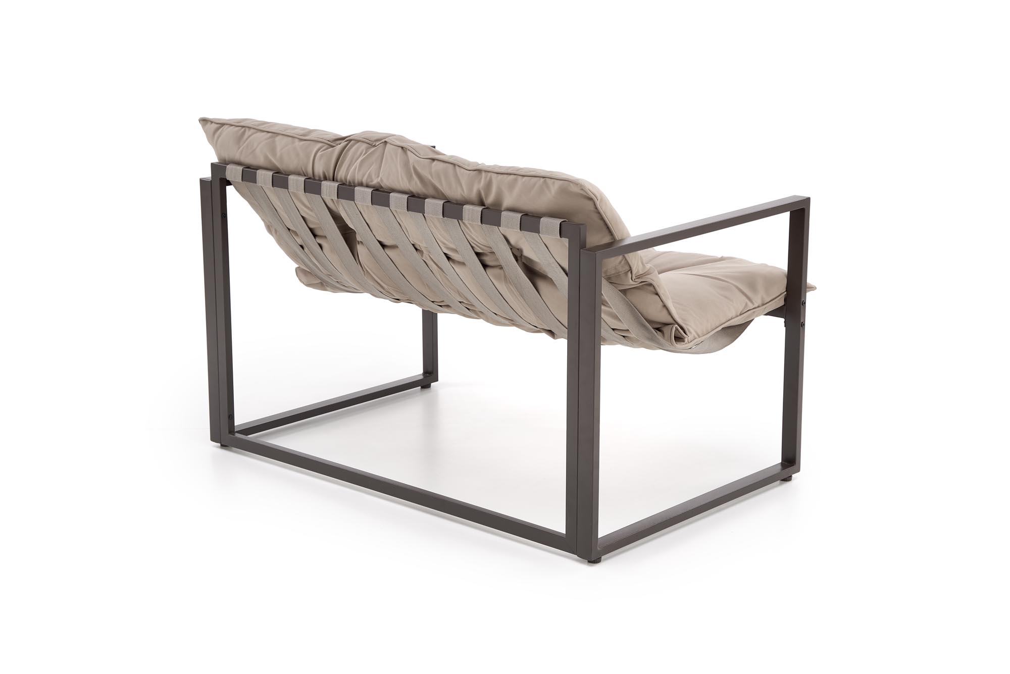 SHARK zestaw ogrodowy ( sofa + fotel 2x + ława ), ciemny brąz / cappuccino | Meble DUO 5905248126954 20
