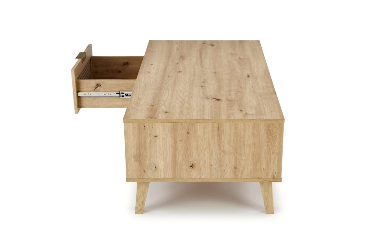 BORNEO LAW-1 ława dąb artisan/czarny | Meble DUO 5905248127289 2