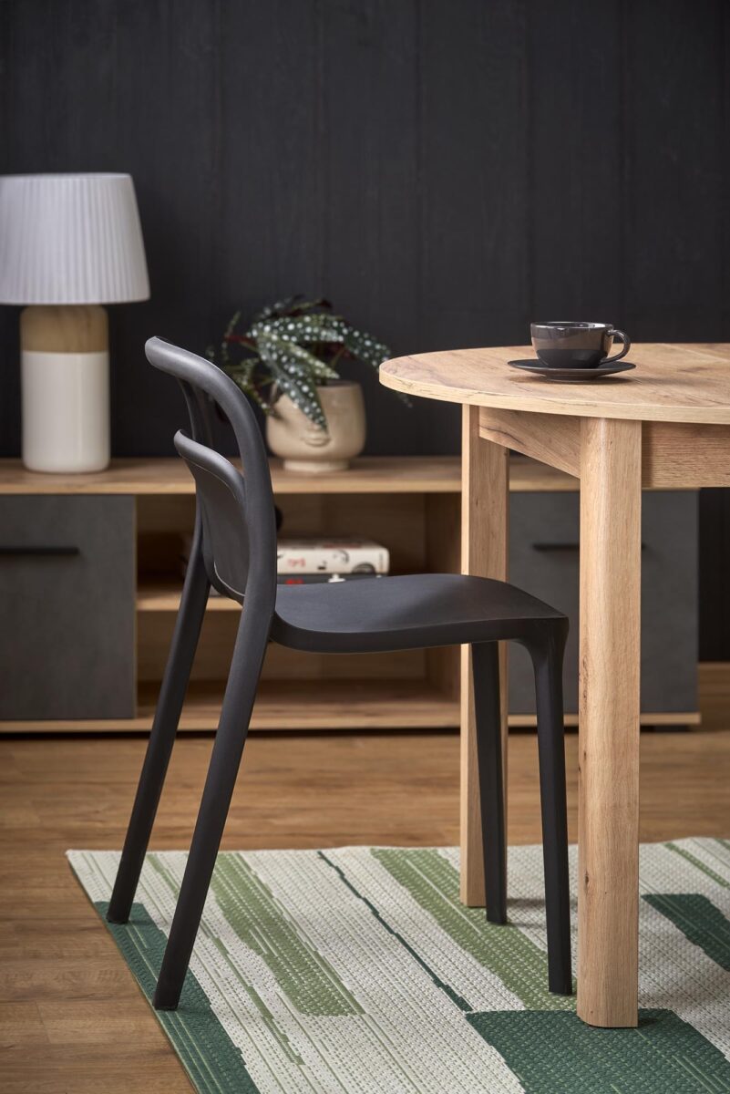 RINGO stół kolor blat dąb craft, nogi – dąb craft (102-142x102x76 cm) | Meble DUO 5905248128309 3