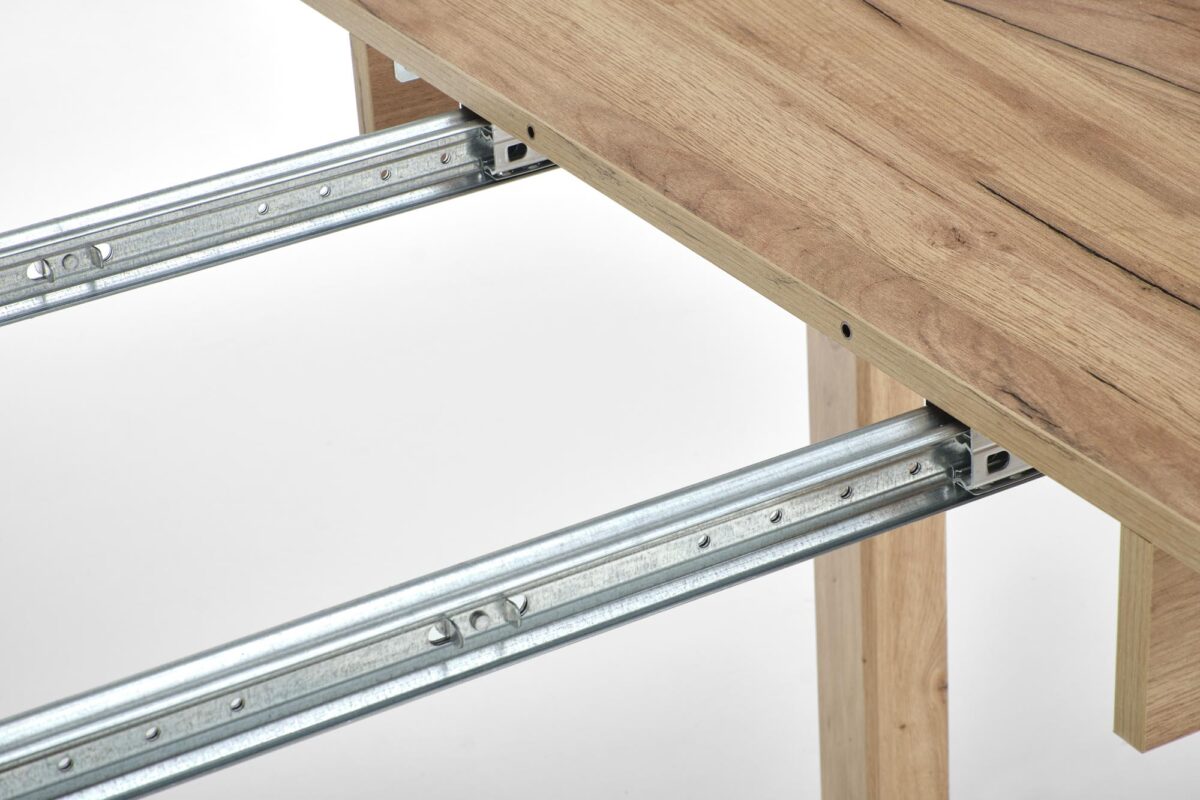 RINGO stół kolor blat dąb craft, nogi – dąb craft (102-142x102x76 cm) | Meble DUO 5905248128309 6
