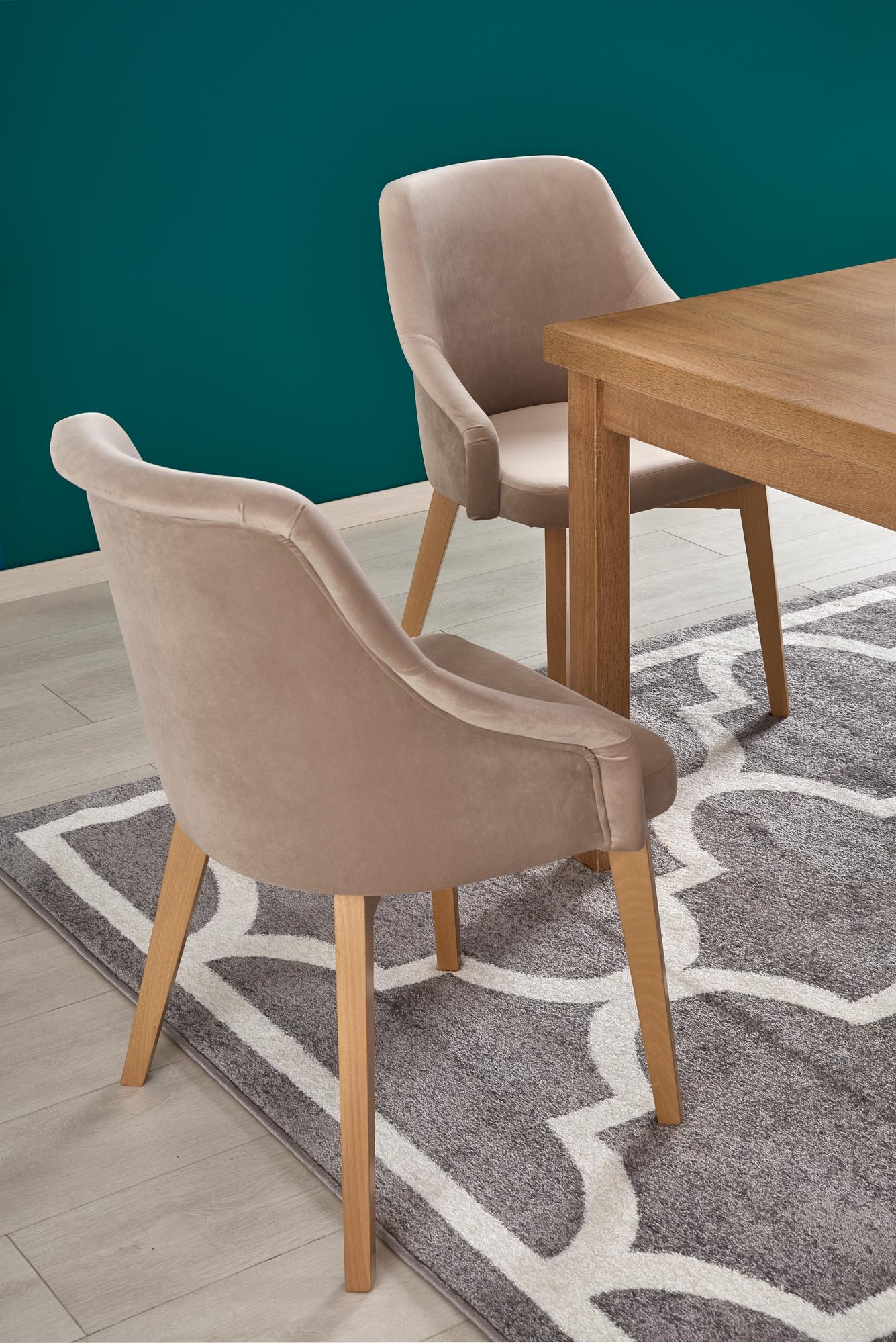 TIAGO 2 stół rozkładany 140-220/80 blat: dąb craft, nogi: dąb craft | Meble DUO 5905248128354 3