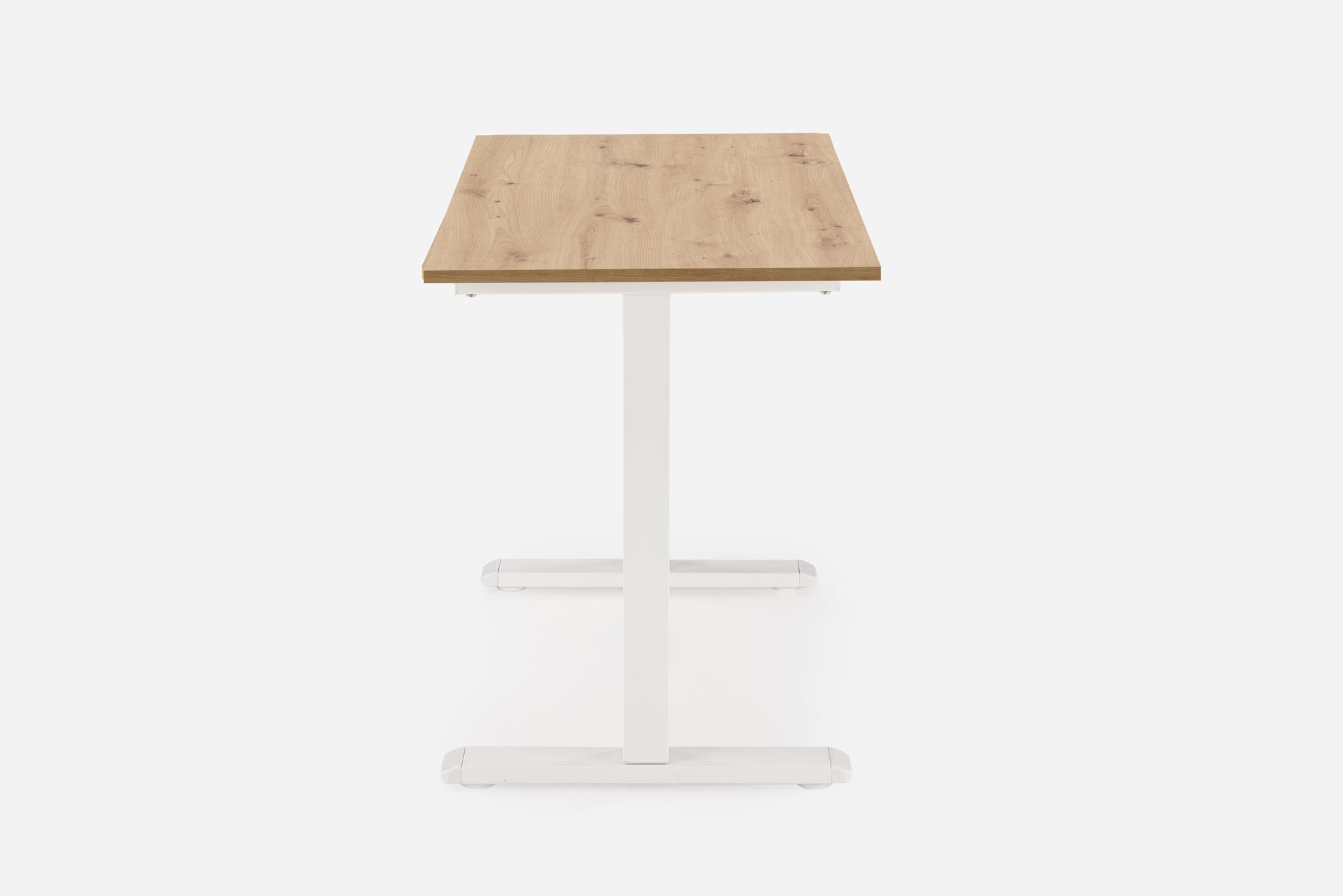 B53 biurko biurko z funkcją regulacji wysokości, dąb artisan / biały | Meble DUO 5905248131385 4