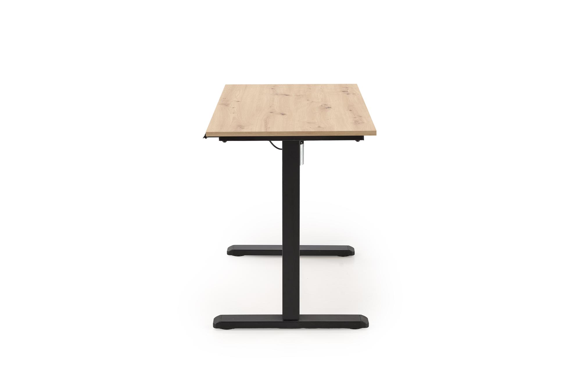 B53 biurko biurko z funkcją regulacji wysokości, dąb artisan / czarny | Meble DUO 5905248131392 2
