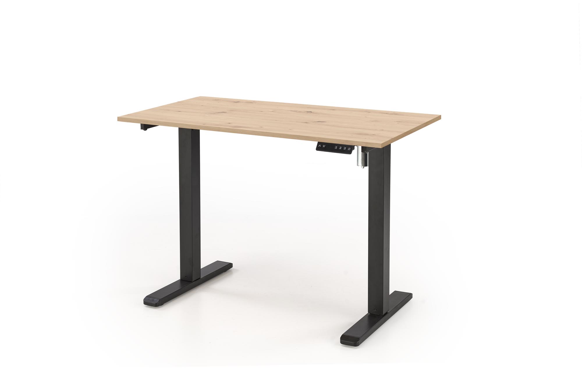 B53 biurko biurko z funkcją regulacji wysokości, dąb artisan / czarny | Meble DUO 5905248131392 7