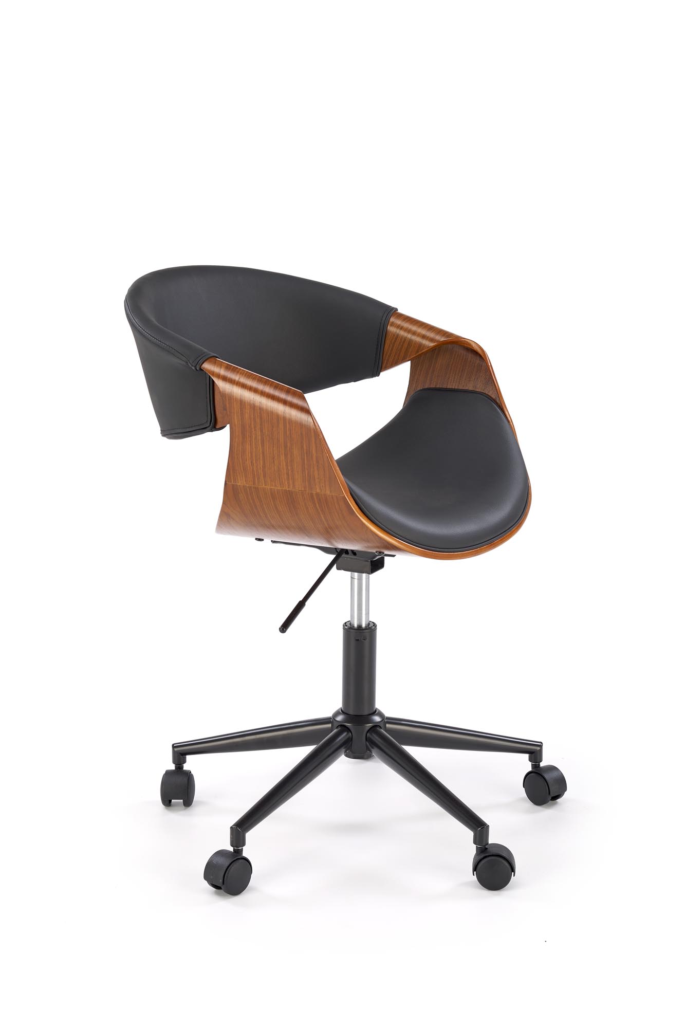 BILBO fotel gabinetowy czarny / orzechowy | Meble DUO 5905248131477 1