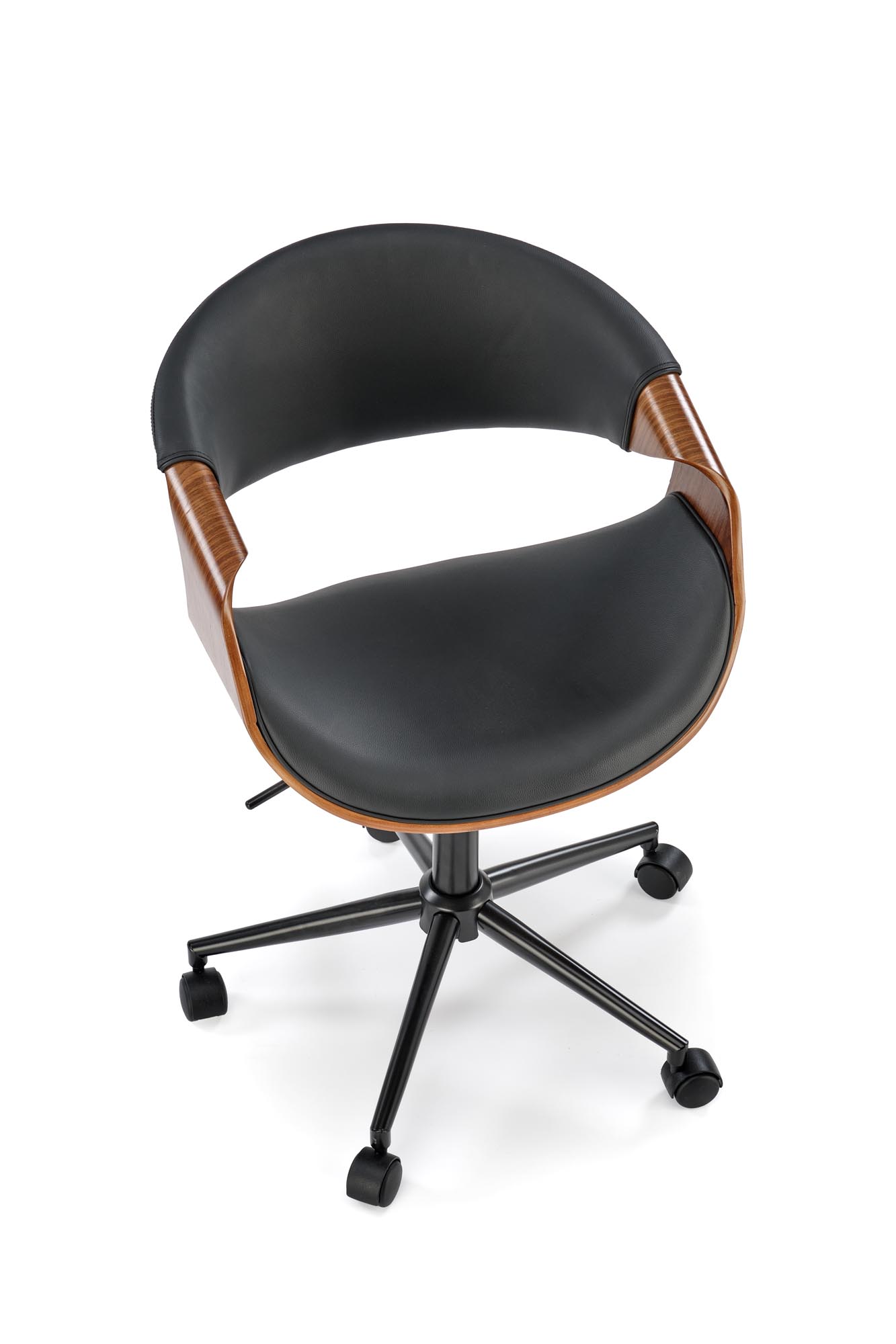 BILBO fotel gabinetowy czarny / orzechowy | Meble DUO 5905248131477 11