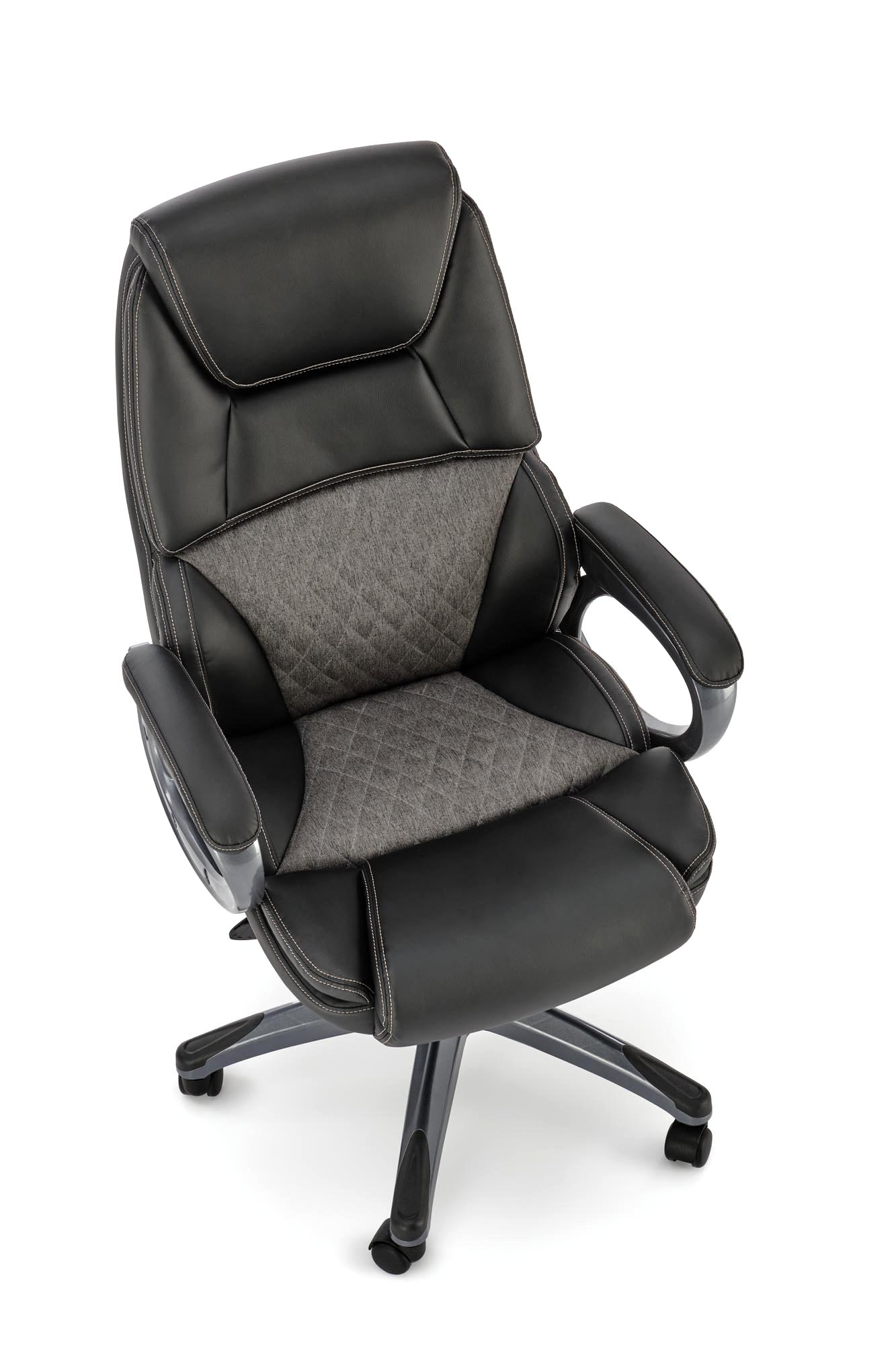 STEVEN fotel gabinetowy czarny / popielaty | Meble DUO 5905248131736 9