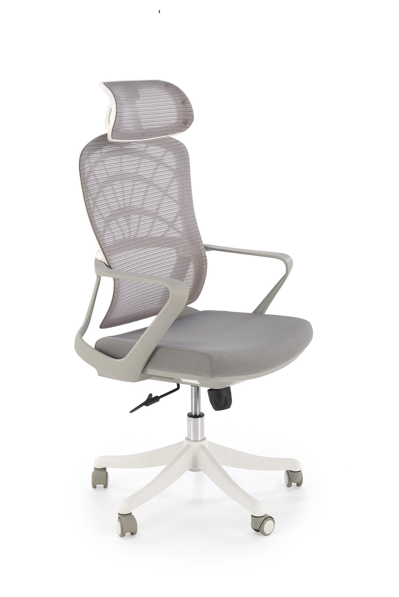 VESUVIO 2 fotel gabinetowy popielaty / biały | Meble DUO 5905248131774 1