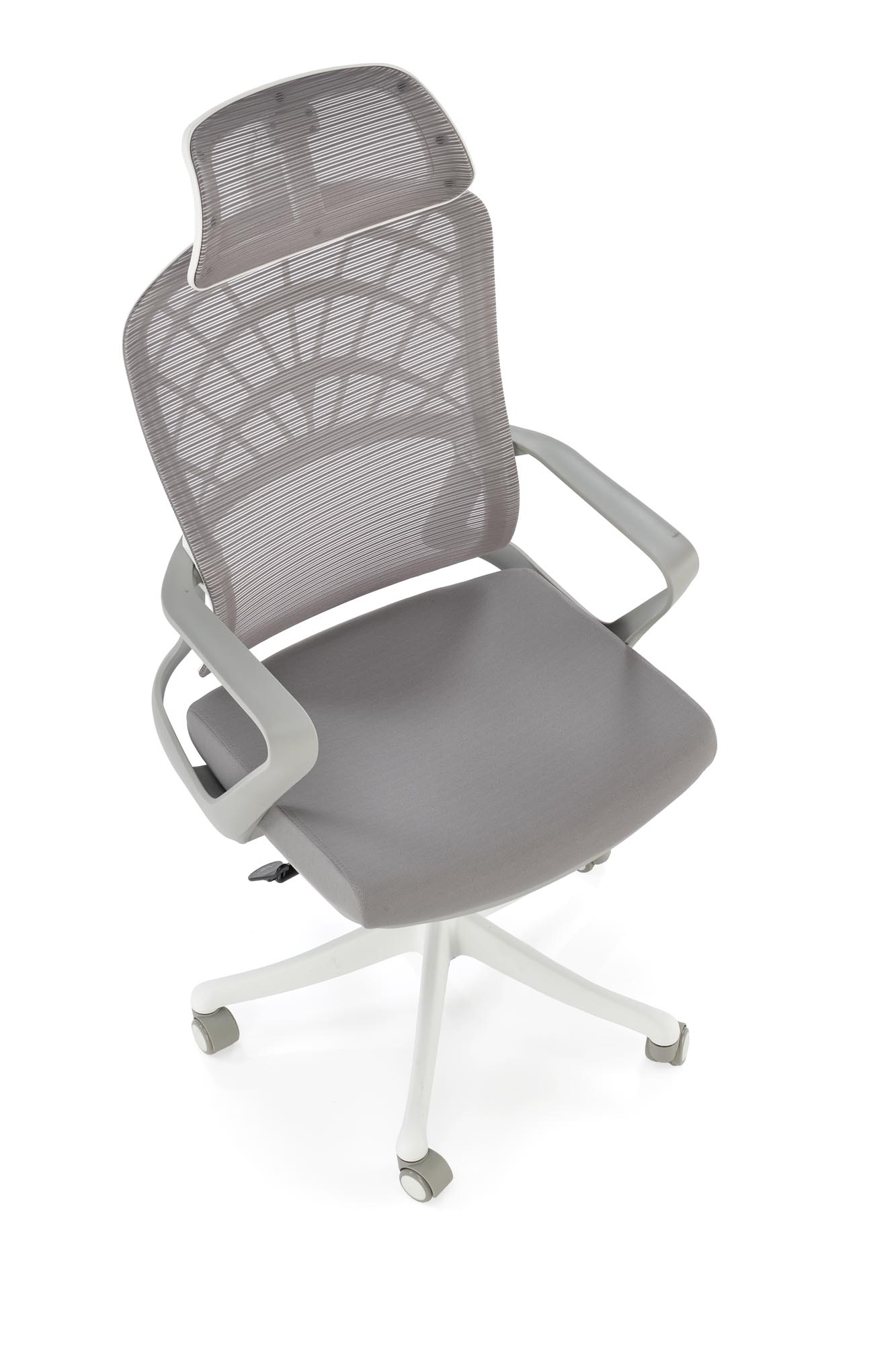 VESUVIO 2 fotel gabinetowy popielaty / biały | Meble DUO 5905248131774 11