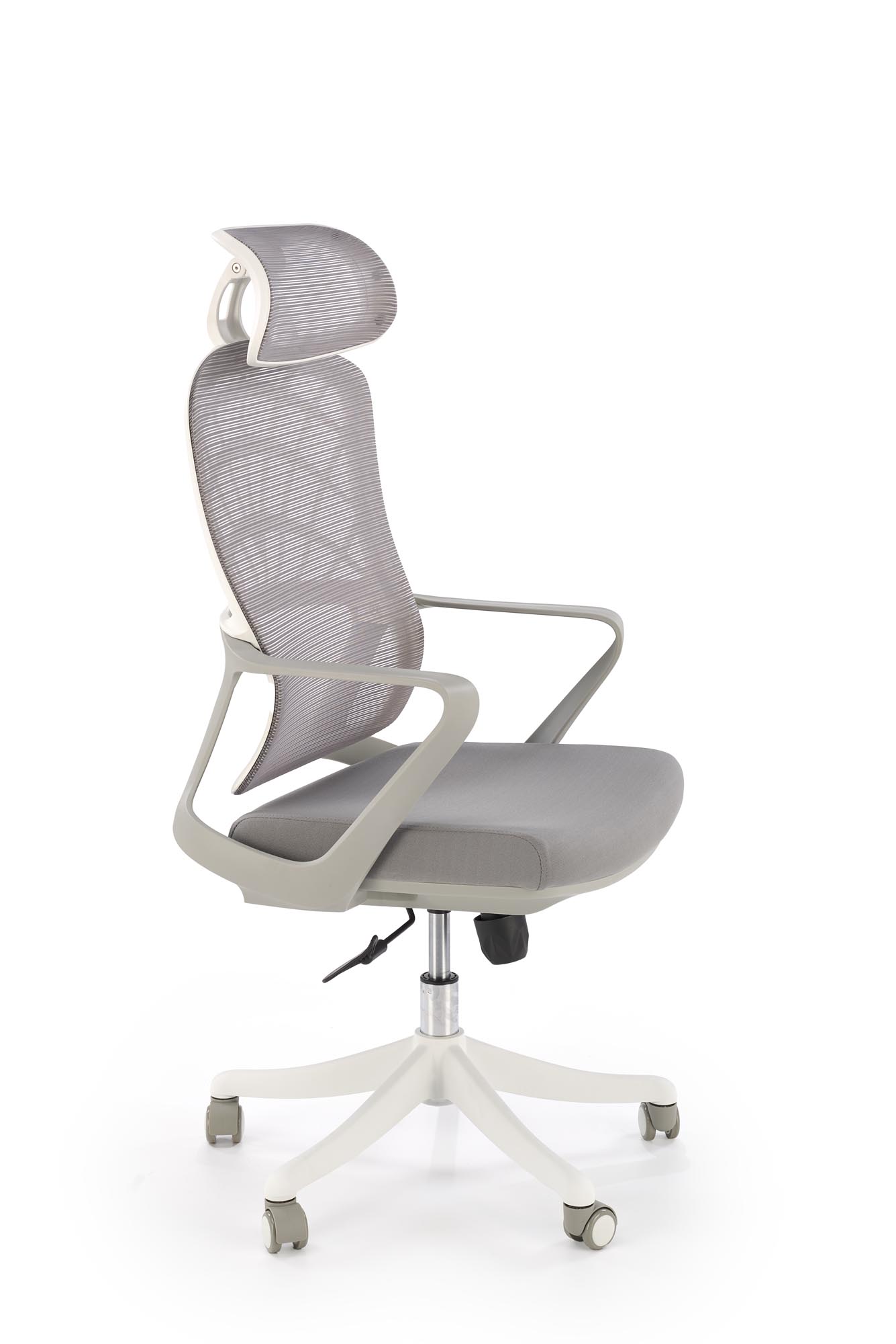 VESUVIO 2 fotel gabinetowy popielaty / biały | Meble DUO 5905248131774 4