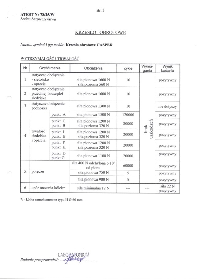 CASPER fotel gabinetowy czarny - obrazek 8