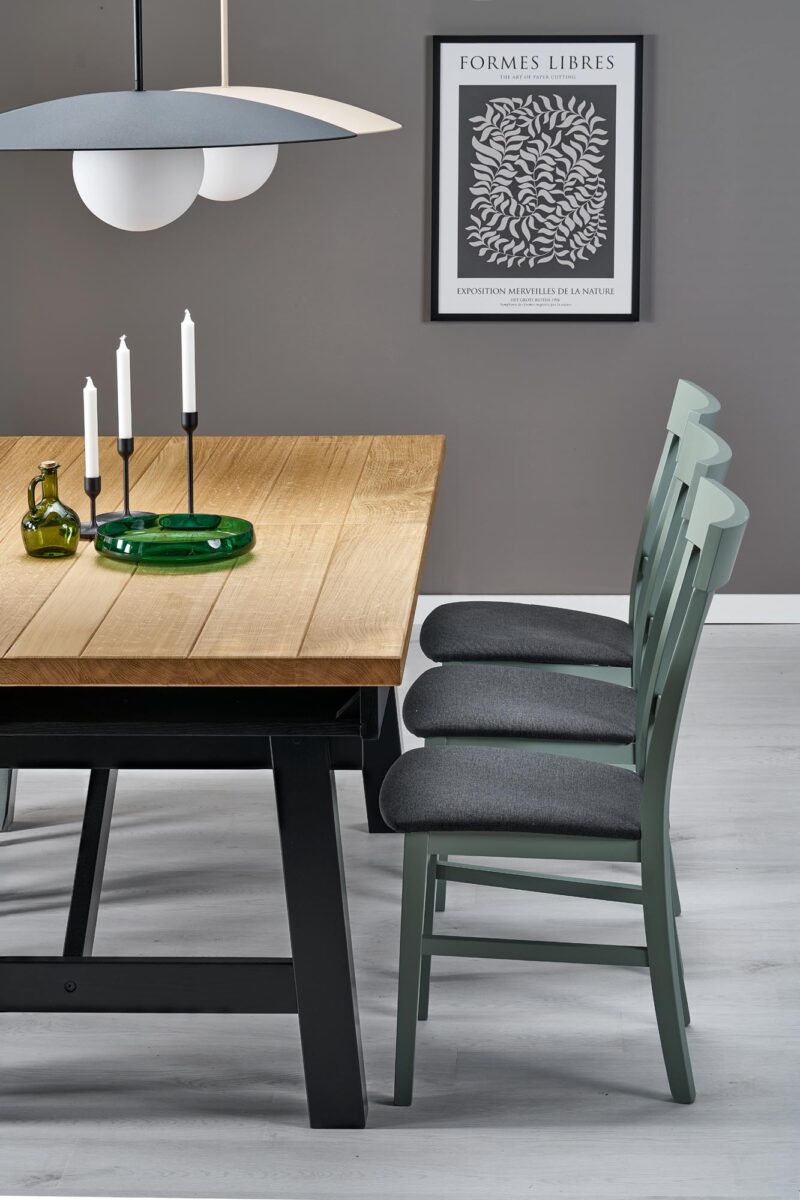 FIESTA stół rozkładany 200-280x100x77 cm dąb naturalny/czarny | Meble DUO 5905248137141 7