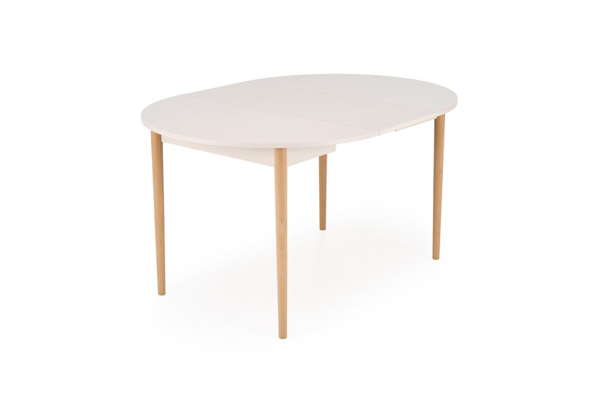 PIVOT stół rozkładany 102-142x102x75 cm, blat – kaszmir, nogi – naturalny | Meble DUO 5905248137349 13