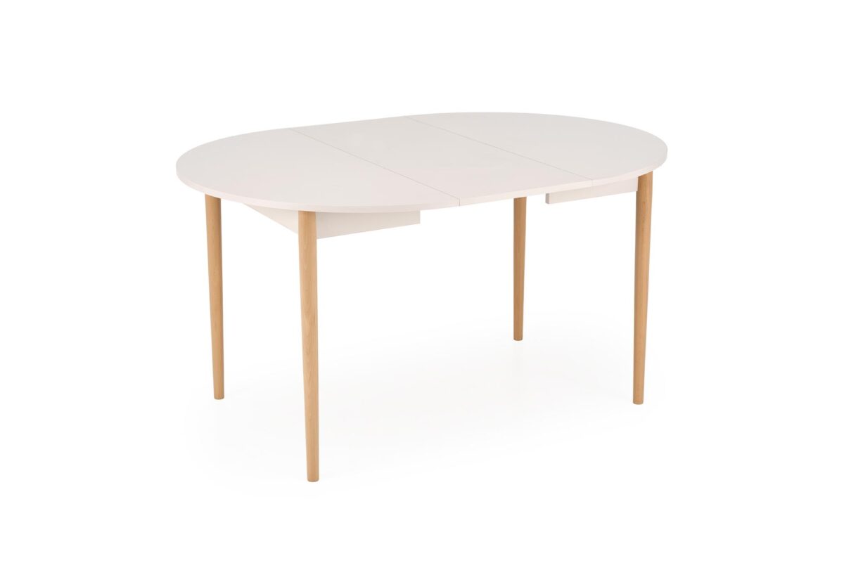PIVOT stół rozkładany 102-142x102x75 cm, blat – kaszmir, nogi – naturalny | Meble DUO 5905248137349 14