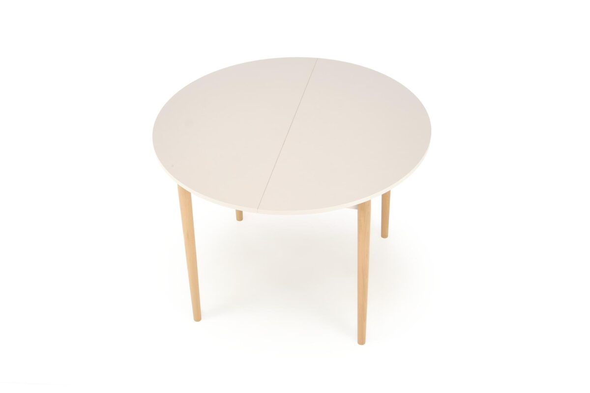 PIVOT stół rozkładany 102-142x102x75 cm, blat – kaszmir, nogi – naturalny | Meble DUO 5905248137349 17