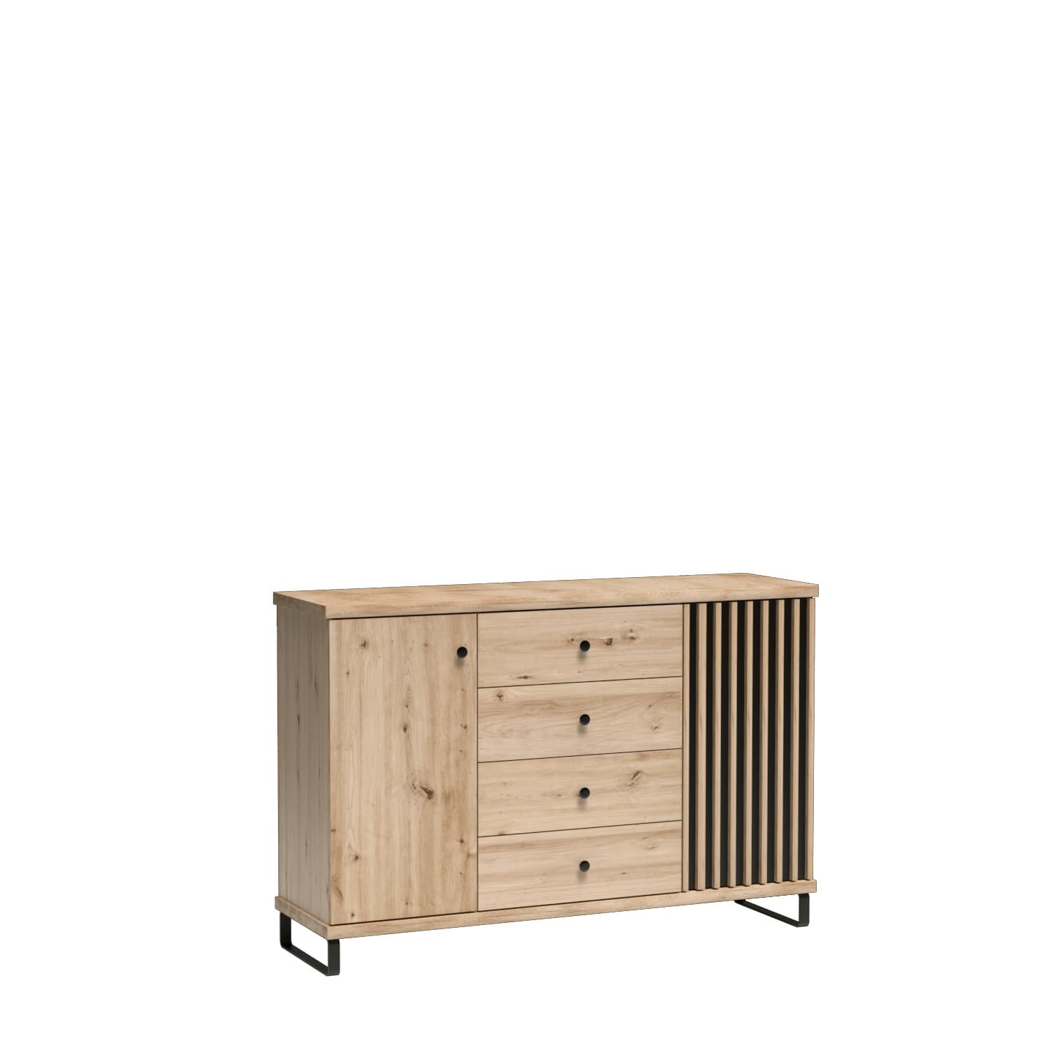 CALI komoda duża z lamelami C4 artisan | Meble DUO 5905289000824 2