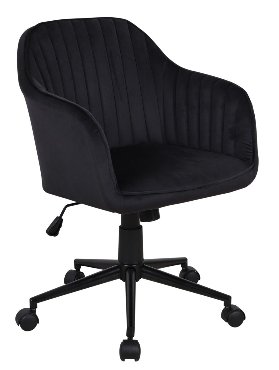 Fotel obrotowy velvet (czarny) | Meble DUO afkqpjd79lwjdssyi0kt