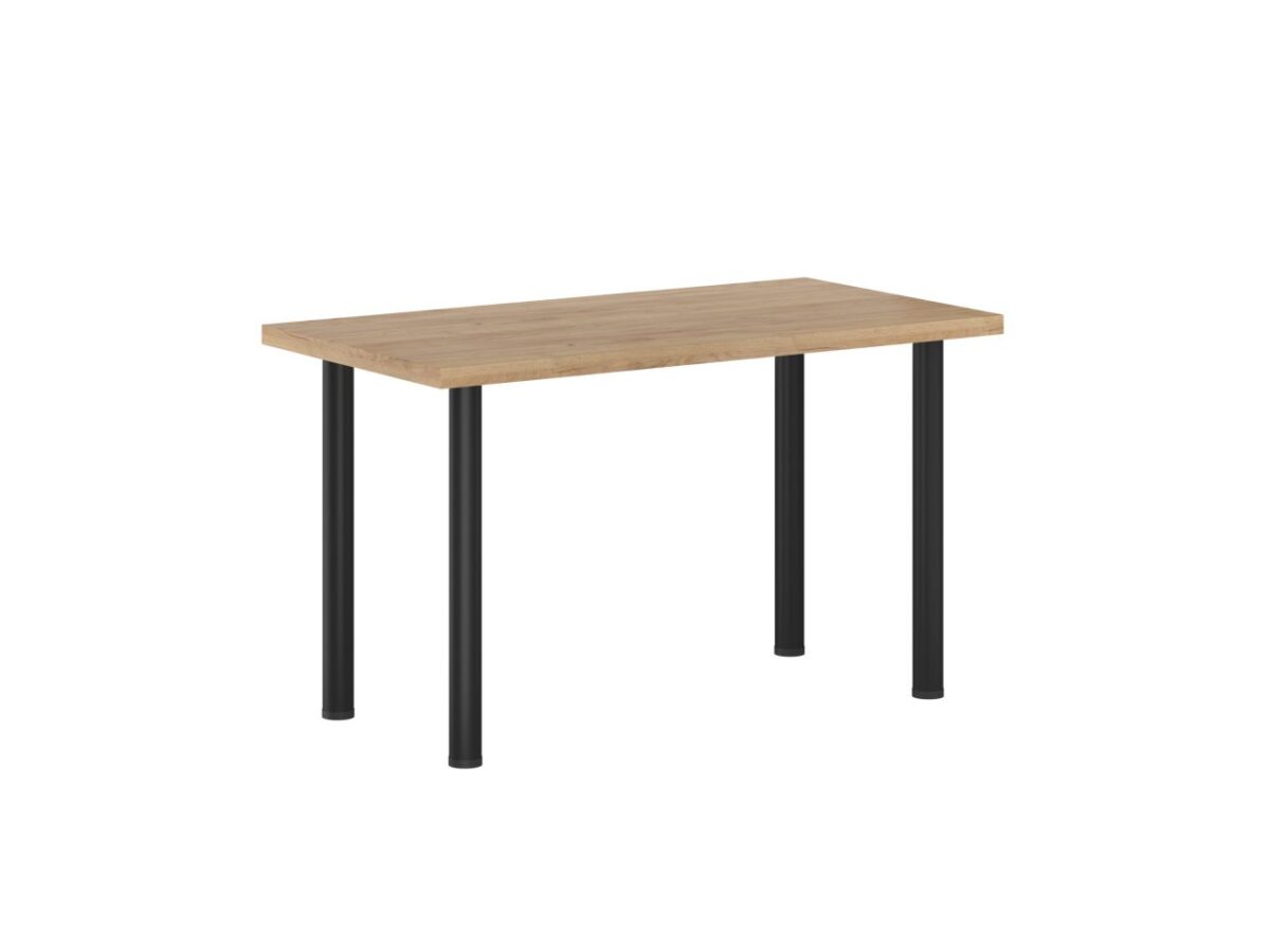 Stół (dąb złoty craft + nogi I czarny mat) 67×128 | Meble DUO cxurgse9sursy48m9ieu