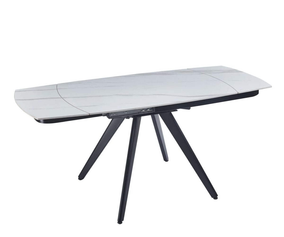 Stół rozkładany (biały marmur) 120(180)x80 | Meble DUO el3cmds1uakvaftyfdza