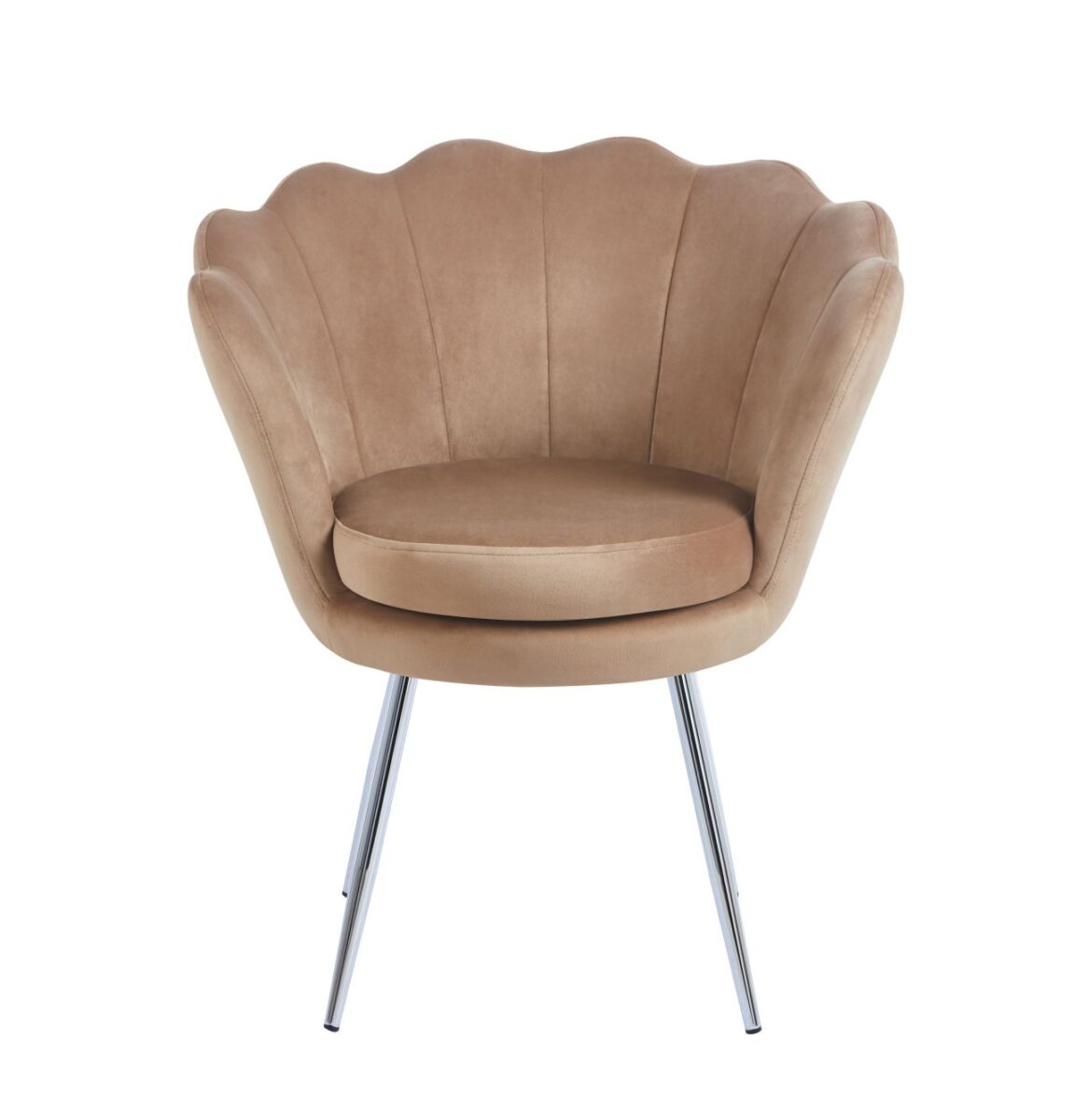 Fotel velvet (cappuccino) /nogi srebrne/ | Meble DUO f1ppybpg6vny4bn0yrhq