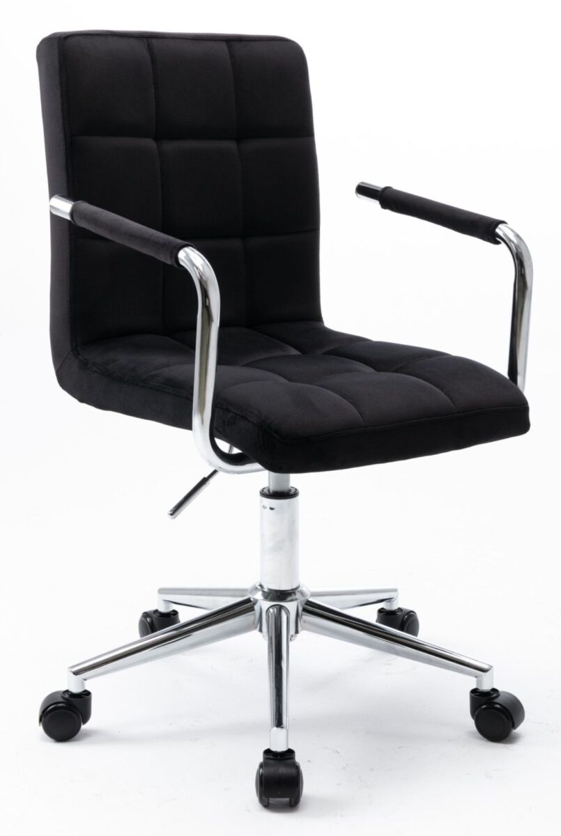 Fotel obrotowy velvet (czarny) | Meble DUO h6uxcjvg5syvniqvizo3