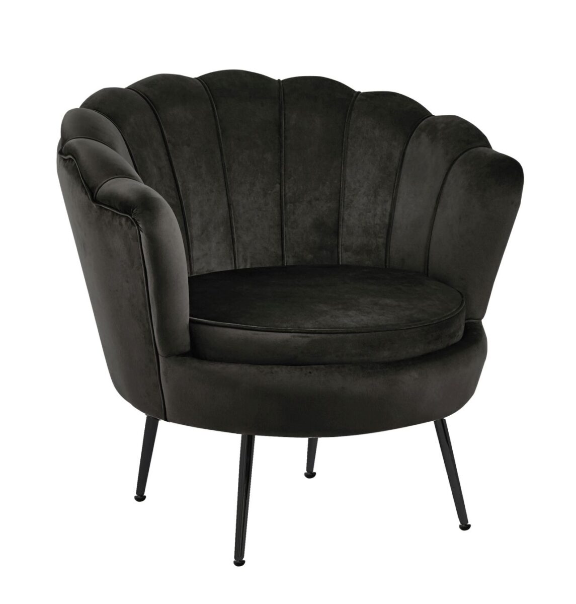 Fotel velvet (czarny) /nogi czarne/ | Meble DUO i1fg8adv2kpk88ikcjmk