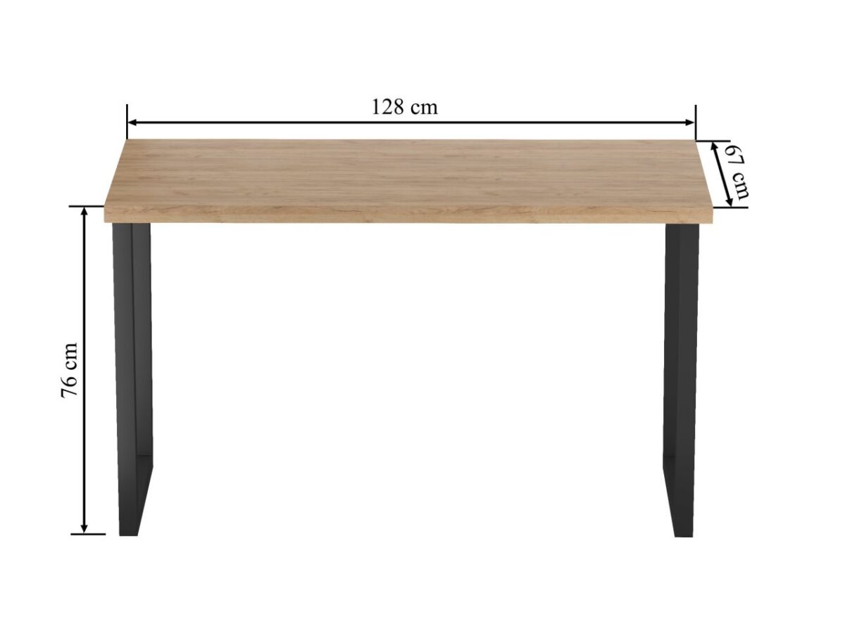 Stół (dąb złoty craft + nogi V60) 67×128 | Meble DUO lf0hbarakcwza0dxtyme