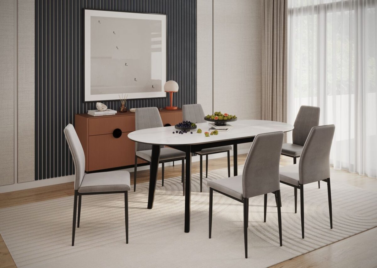 Stół rozkładany (biały marmur) 140(180)x85 | Meble DUO numqn0uuaebiltsuj6mk