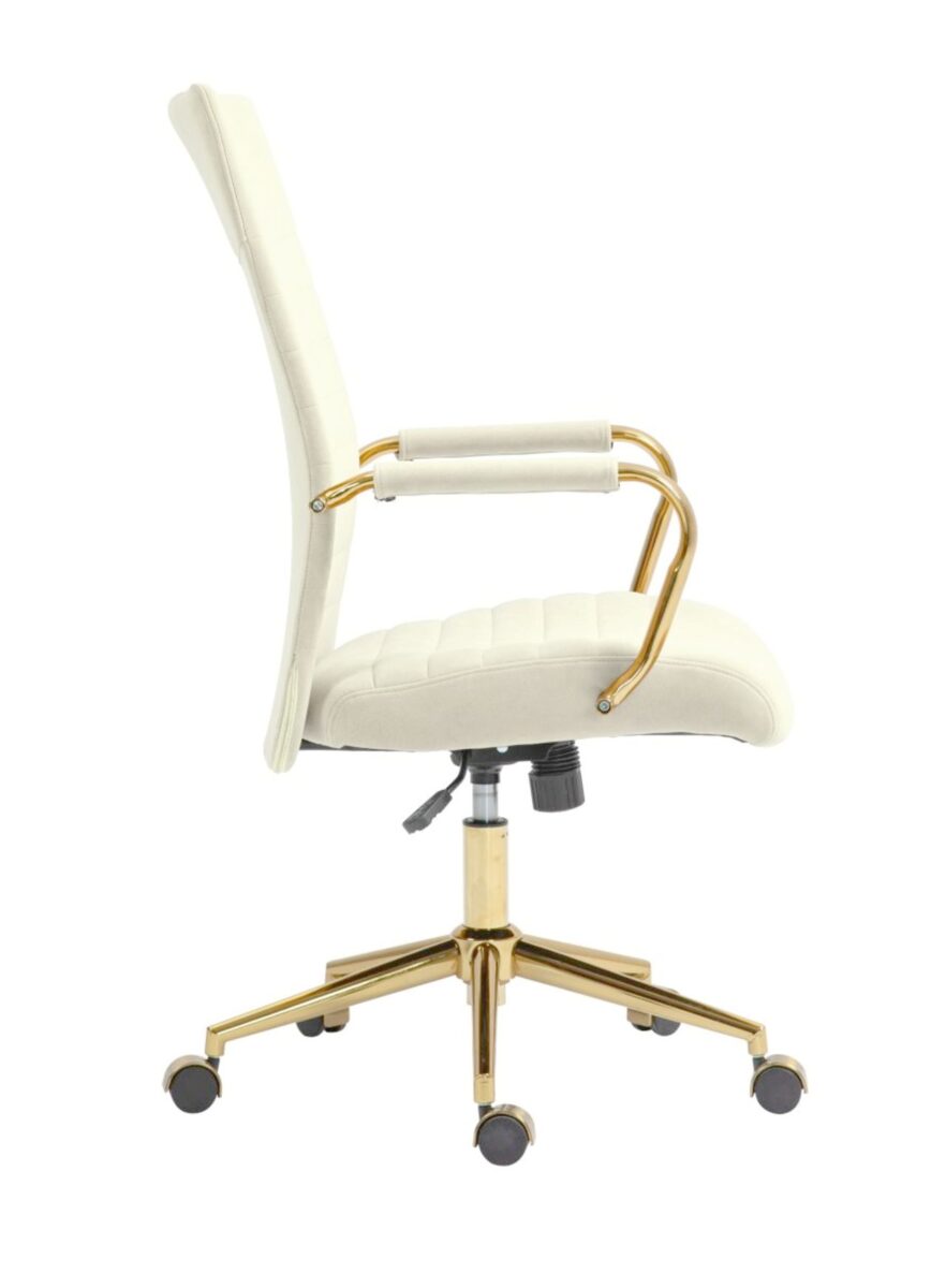 Fotel obrotowy velvet (jasny beżowy) | Meble DUO xbkfjcxsmnx8fw5waspo