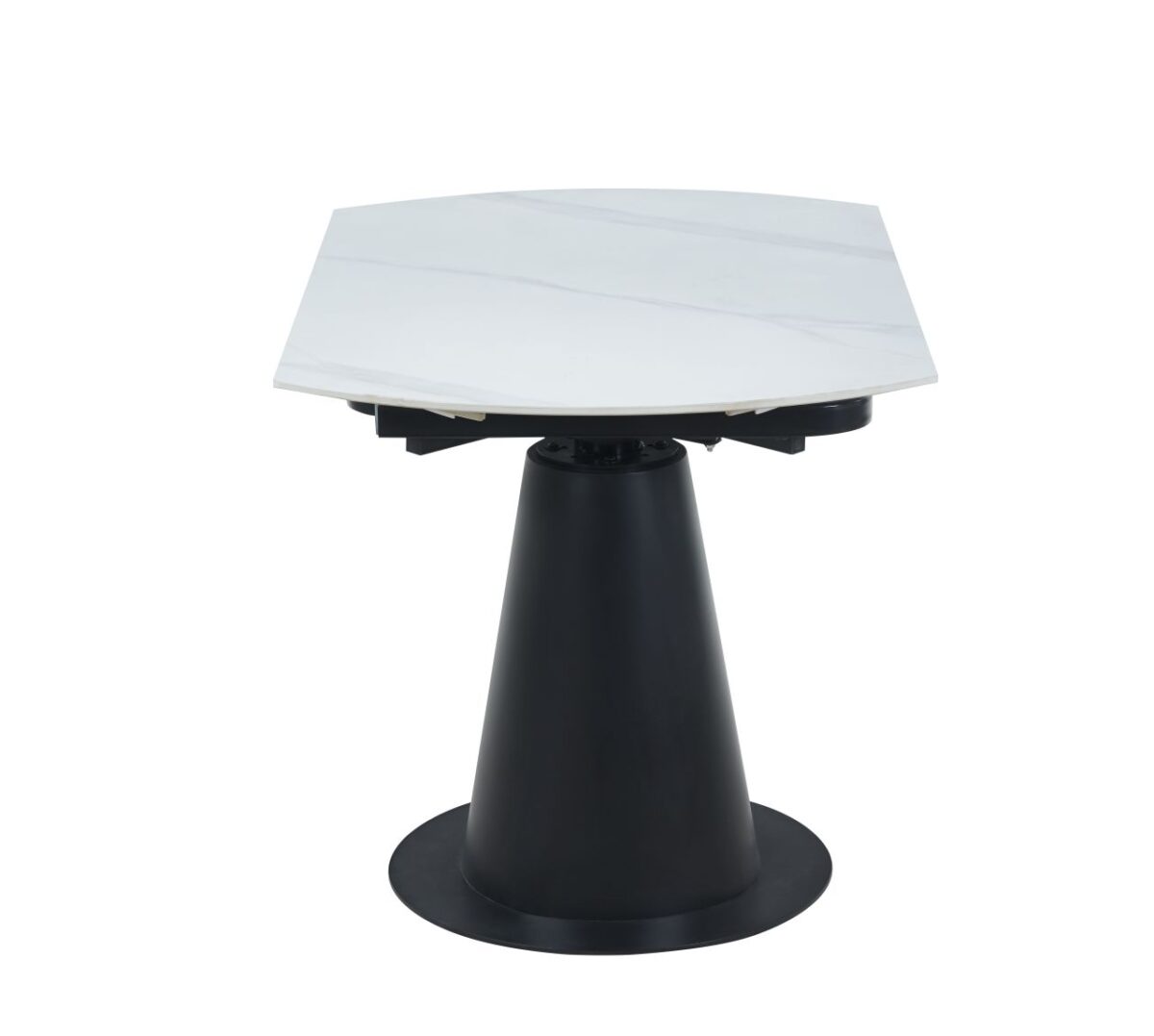 Stół rozkładany (biały marmur) 75(120)x120 | Meble DUO xoukbklwispryghpniij