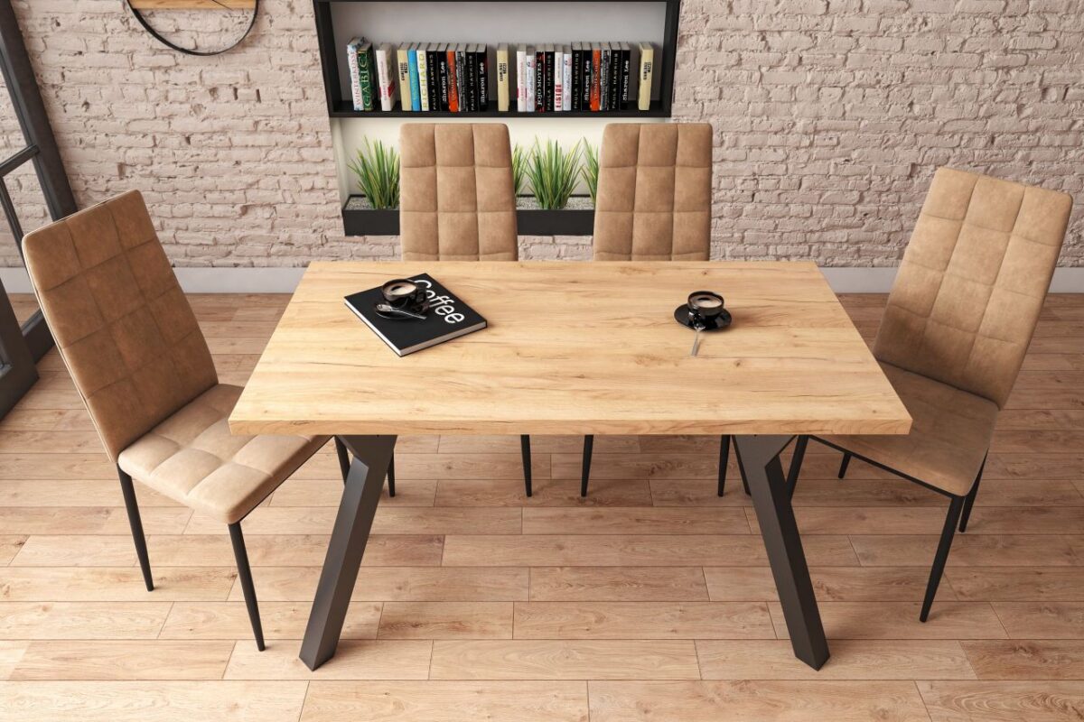 Stół (dąb złoty craft + nogi Y) 67×128 | Meble DUO zodizyn04vwev6lbtur3