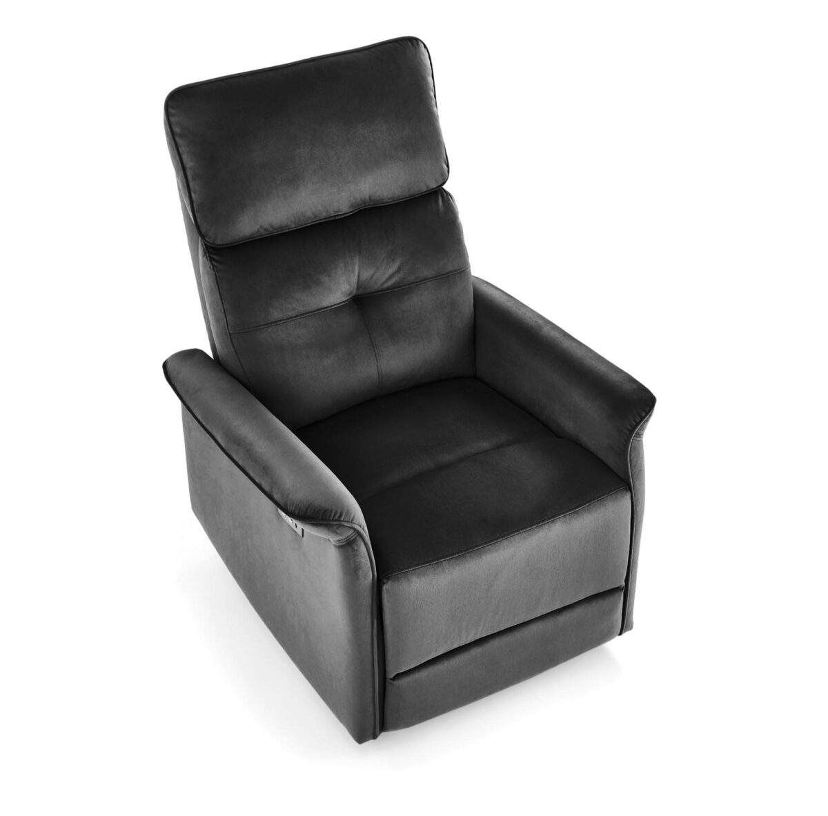 SEMIR fotel z funkcja elektrycznego rozkładania / gniazdo USB, czarny | Meble DUO 5905248130937 10