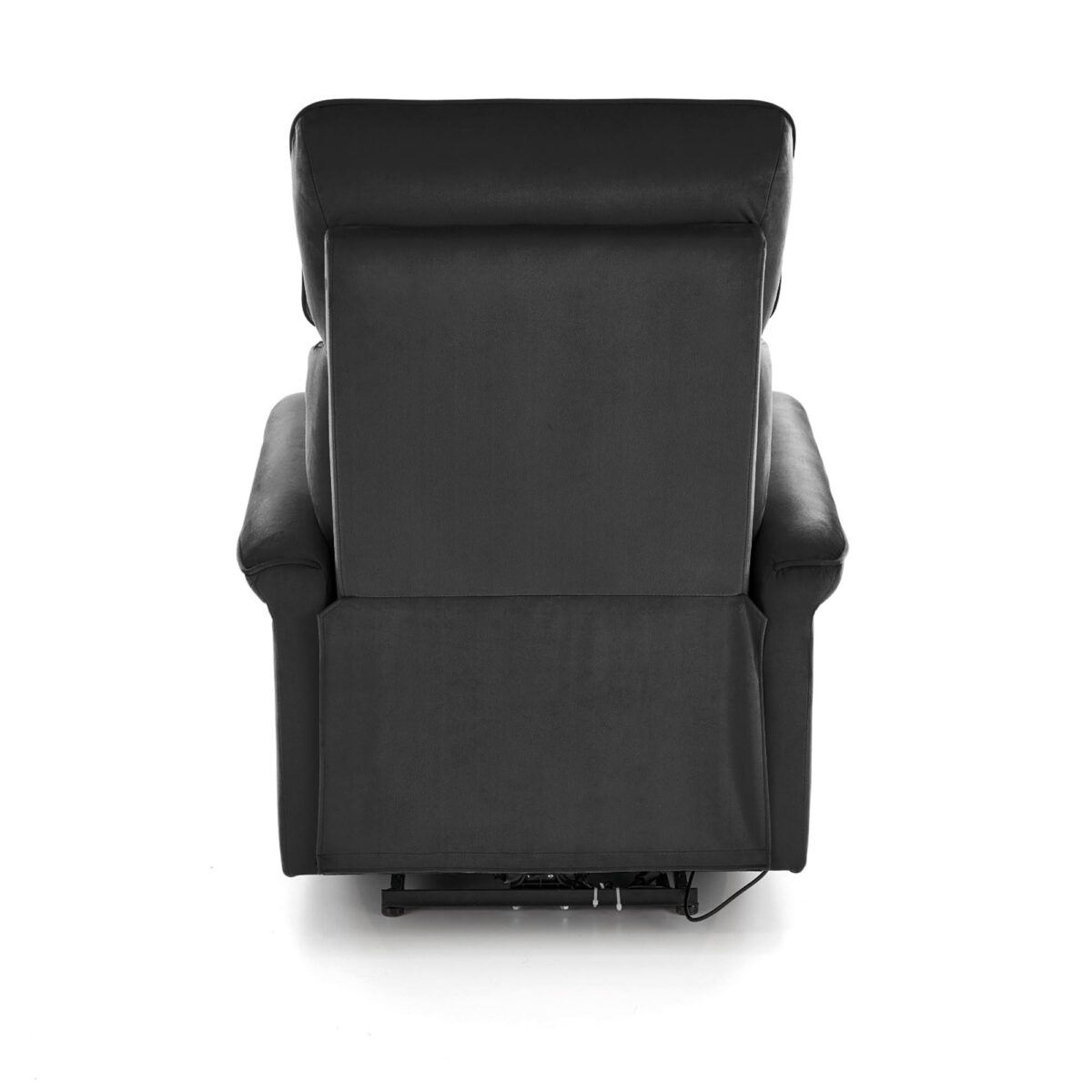 SEMIR fotel z funkcja elektrycznego rozkładania / gniazdo USB, czarny | Meble DUO 5905248130937 5