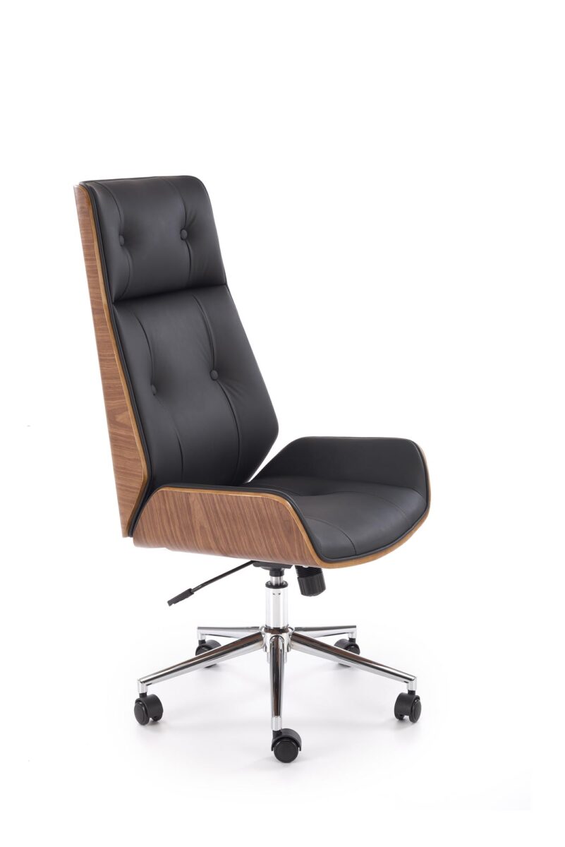 WEBSTER fotel gabinetowy orzechowy/czarny | Meble DUO 5905248135451 1