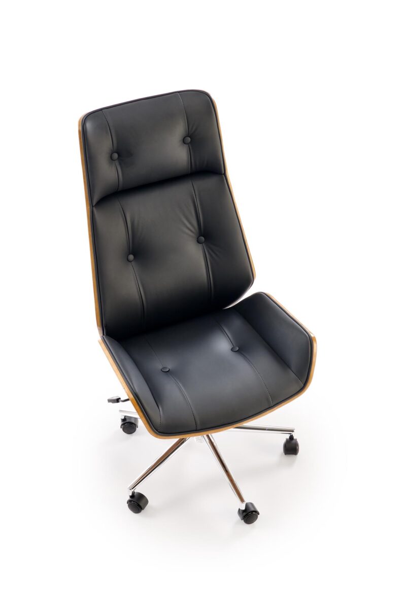 WEBSTER fotel gabinetowy orzechowy/czarny | Meble DUO 5905248135451 10